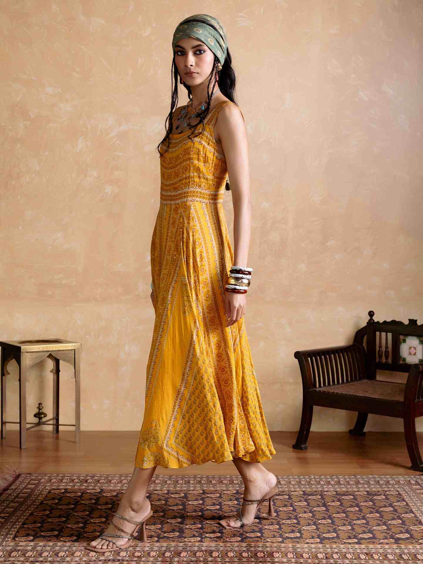 Yellow Keya Long Dress