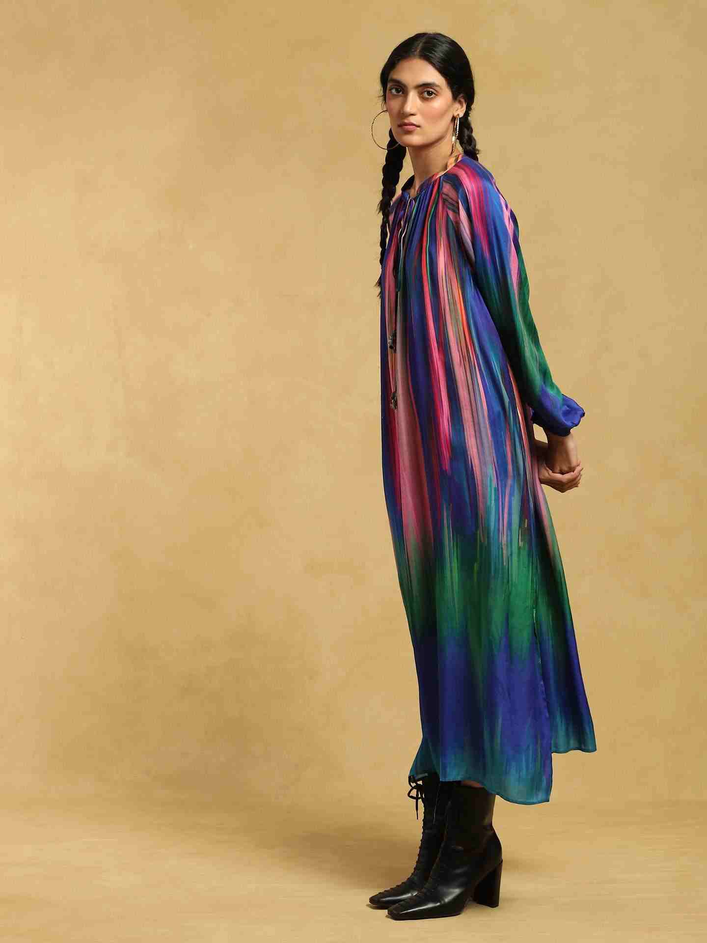 Blue Streak Shift Dress