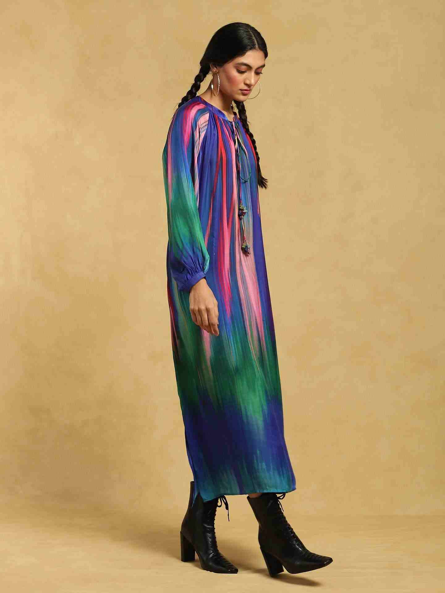 Blue Streak Shift Dress