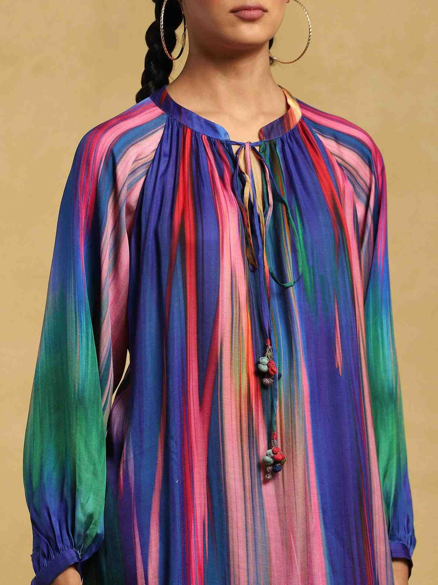 Blue Streak Shift Dress