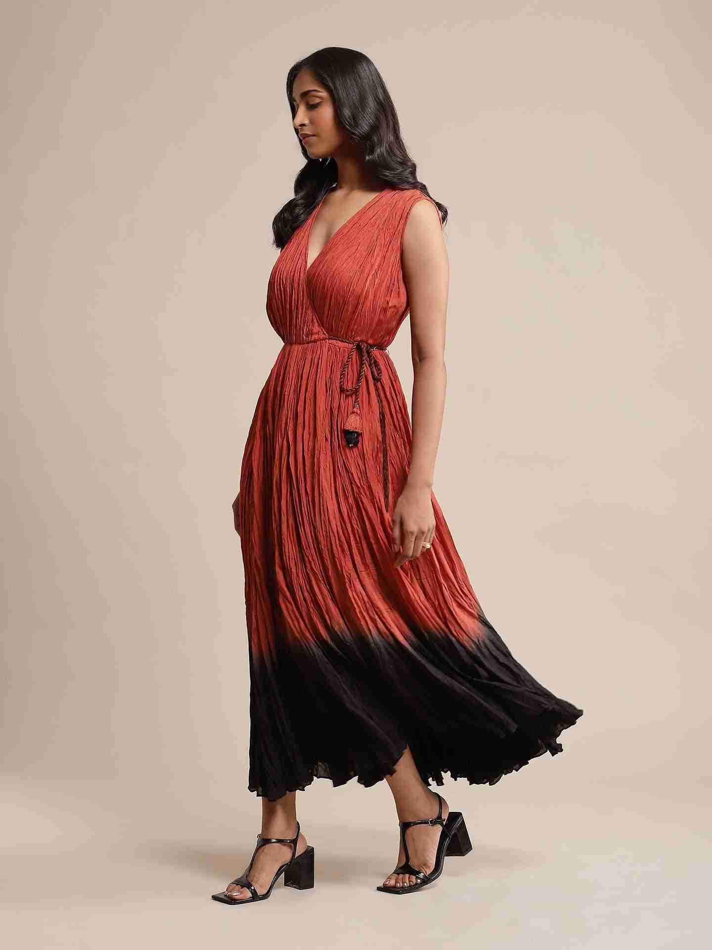 Rust Ombre Dress