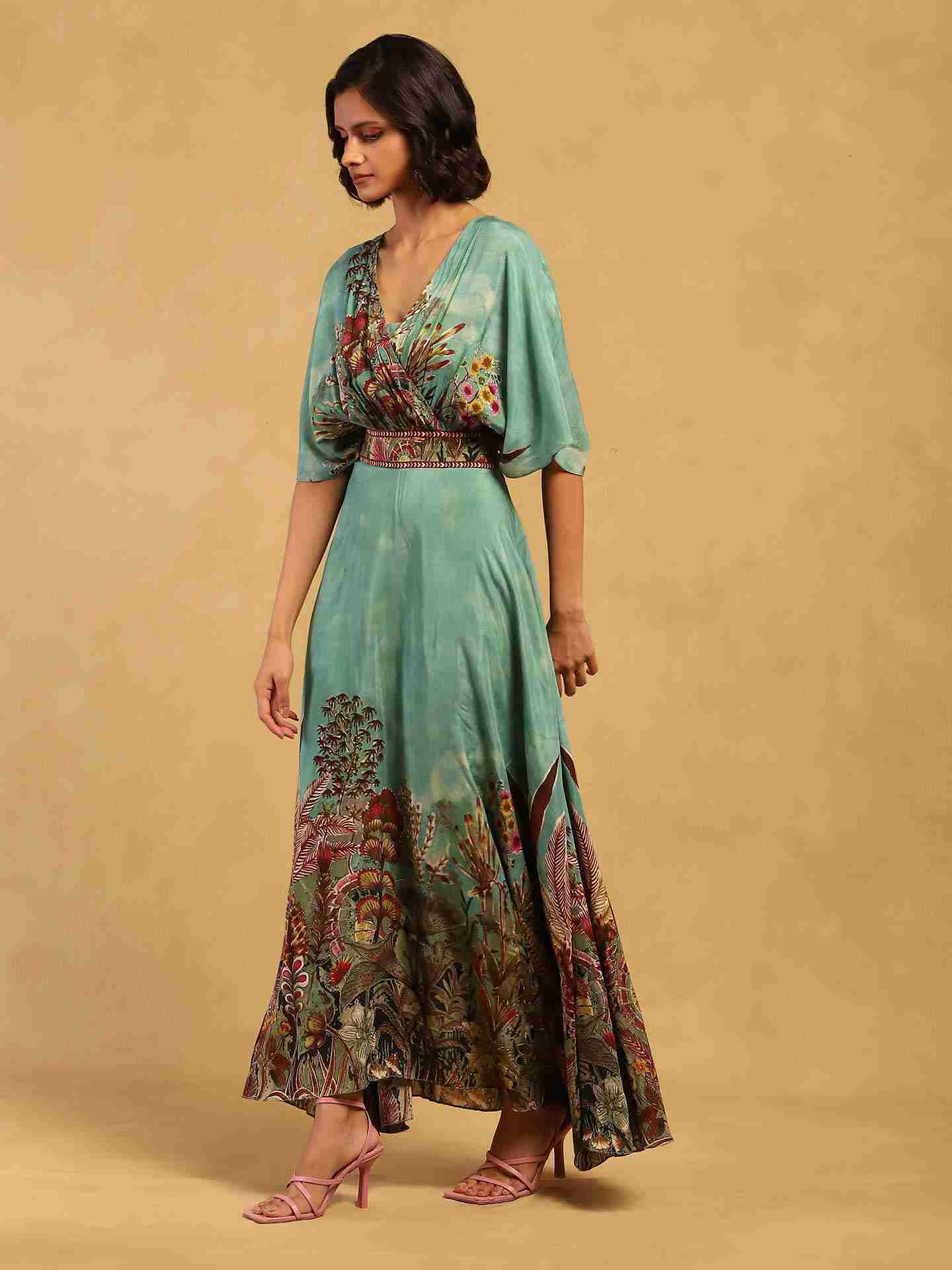 Green Paradise Long Dress