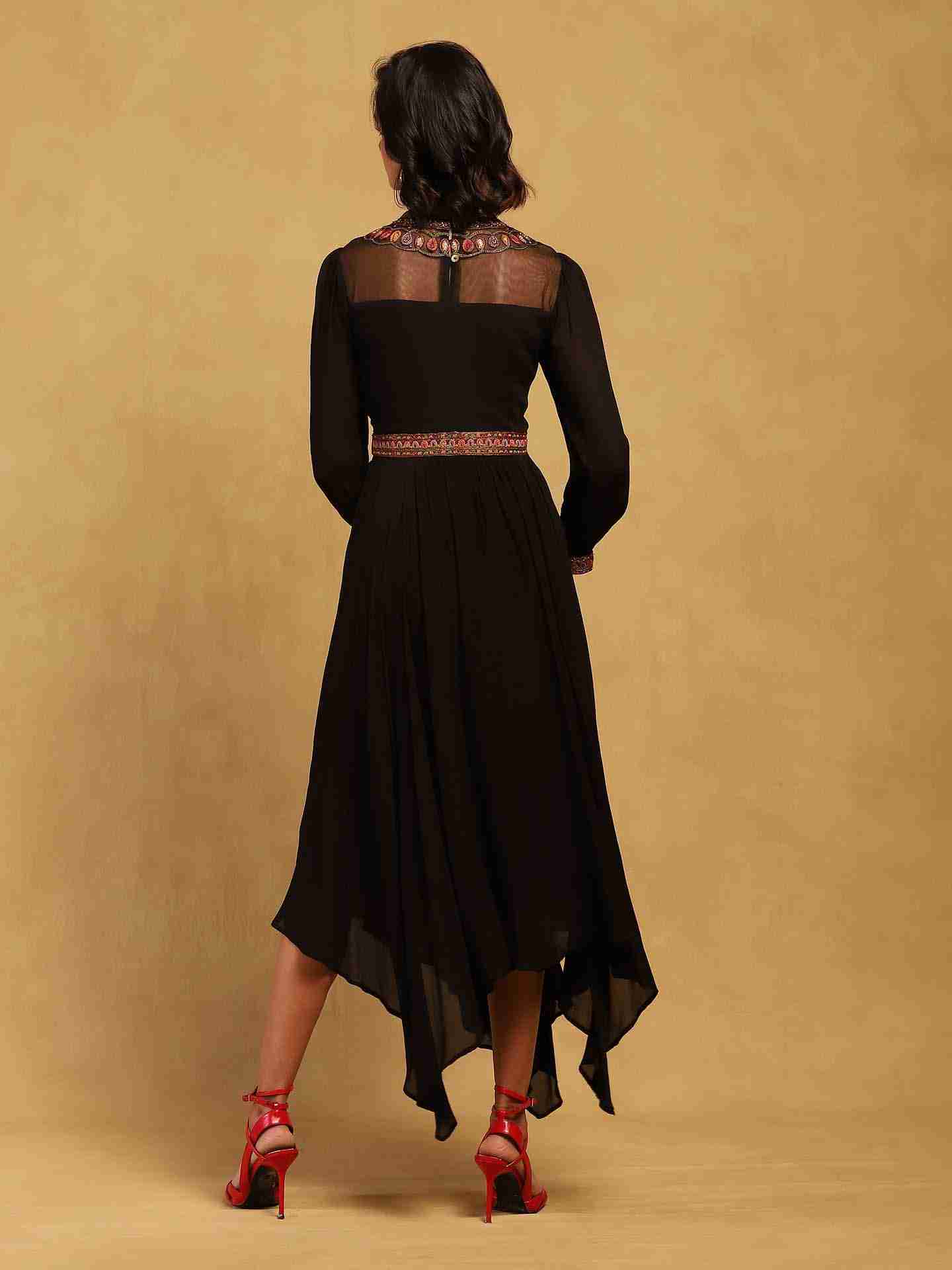 Black Velentine Long Dress