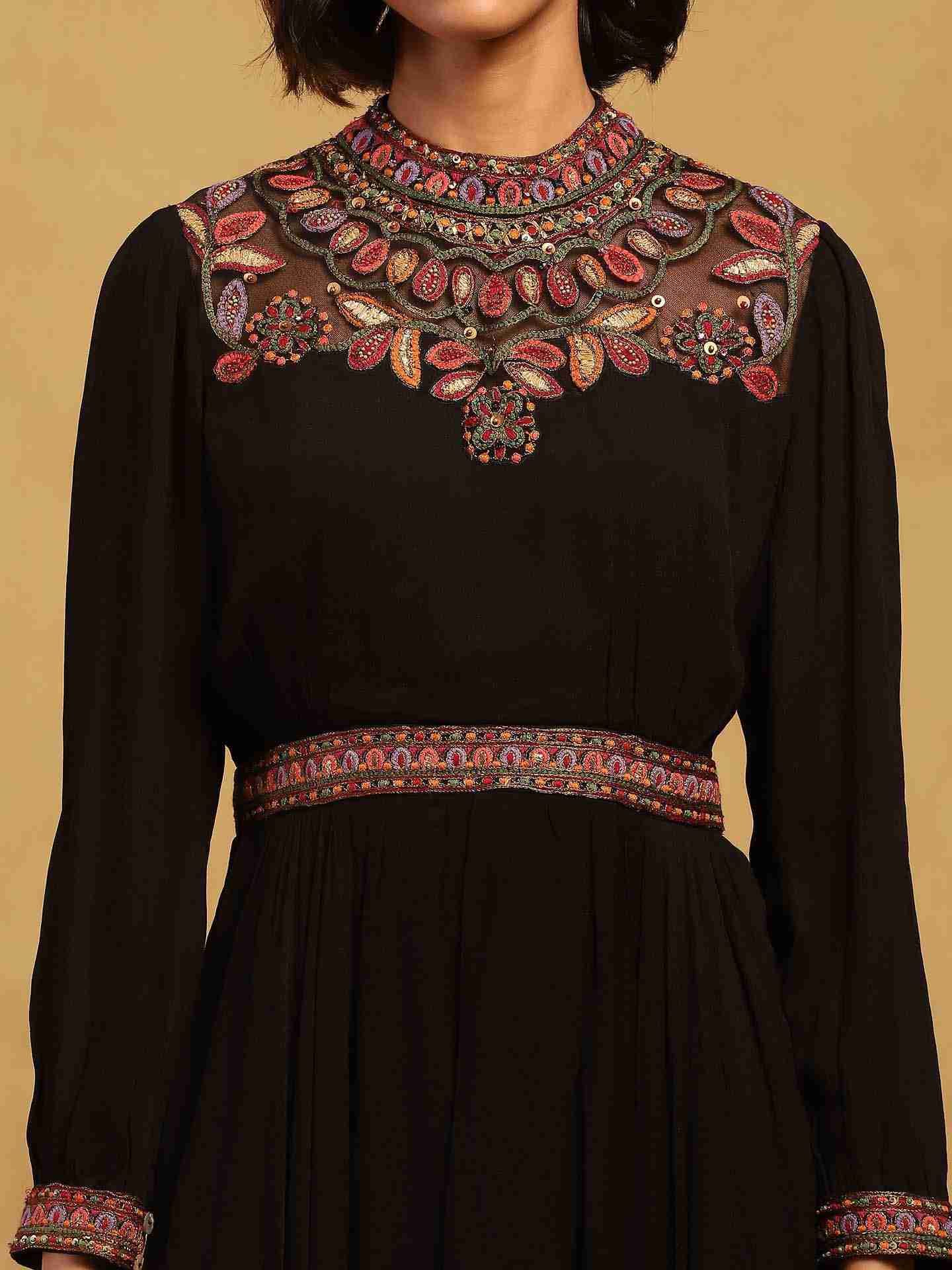 Black Velentine Long Dress