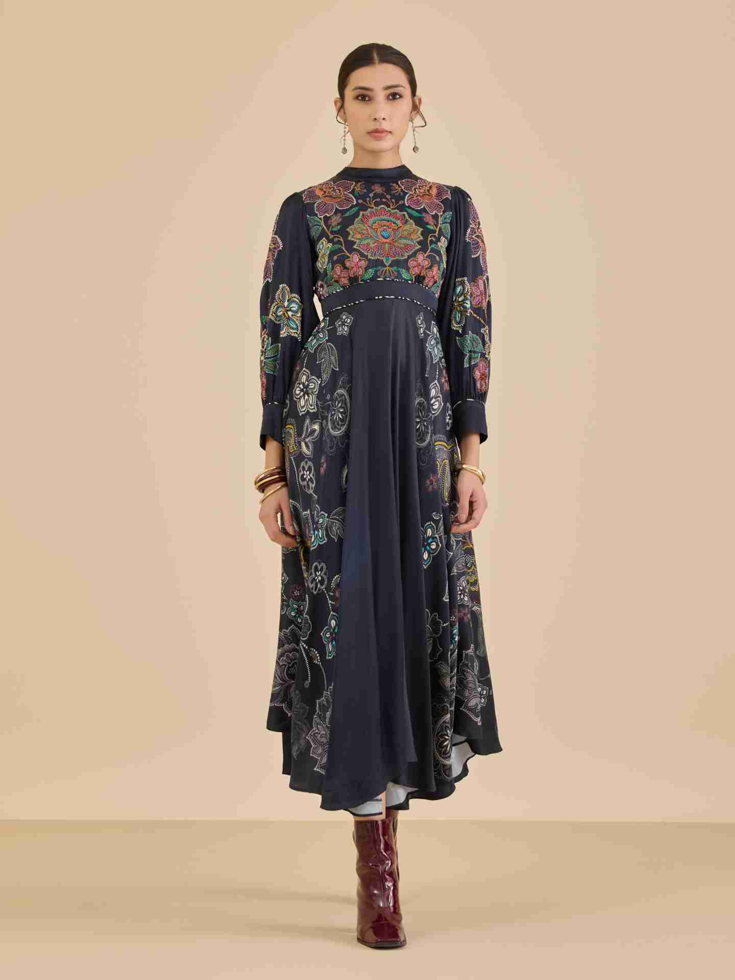 Black Natalie Long Dress