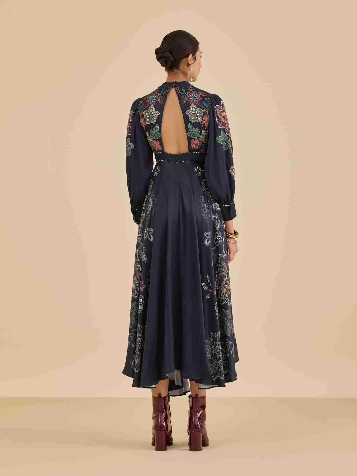 Black Natalie Long Dress
