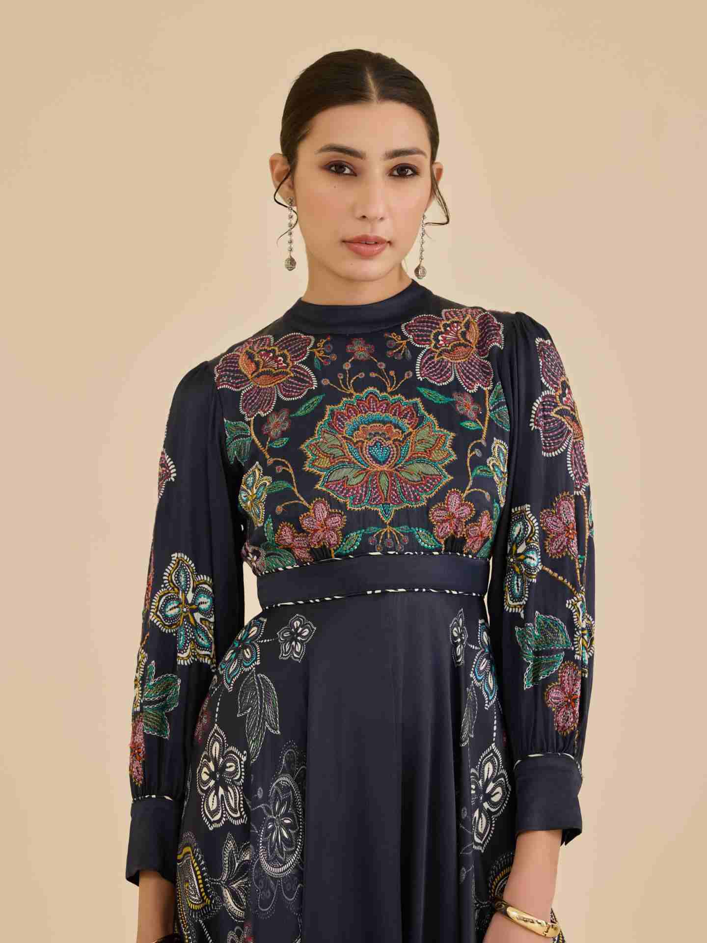Black Natalie Long Dress