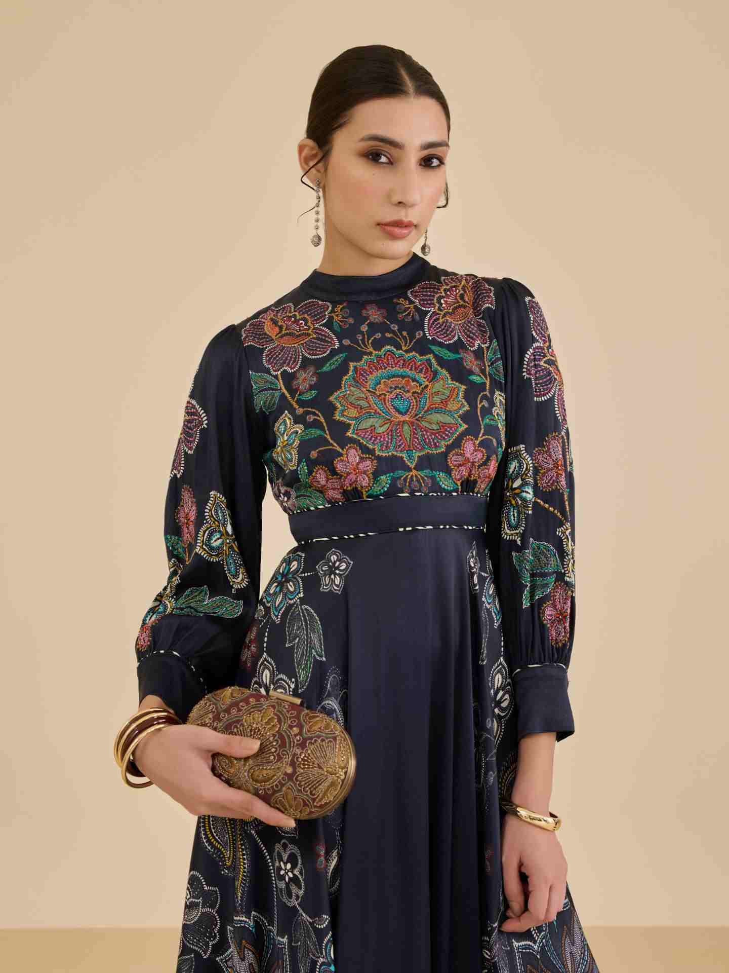 Black Natalie Long Dress