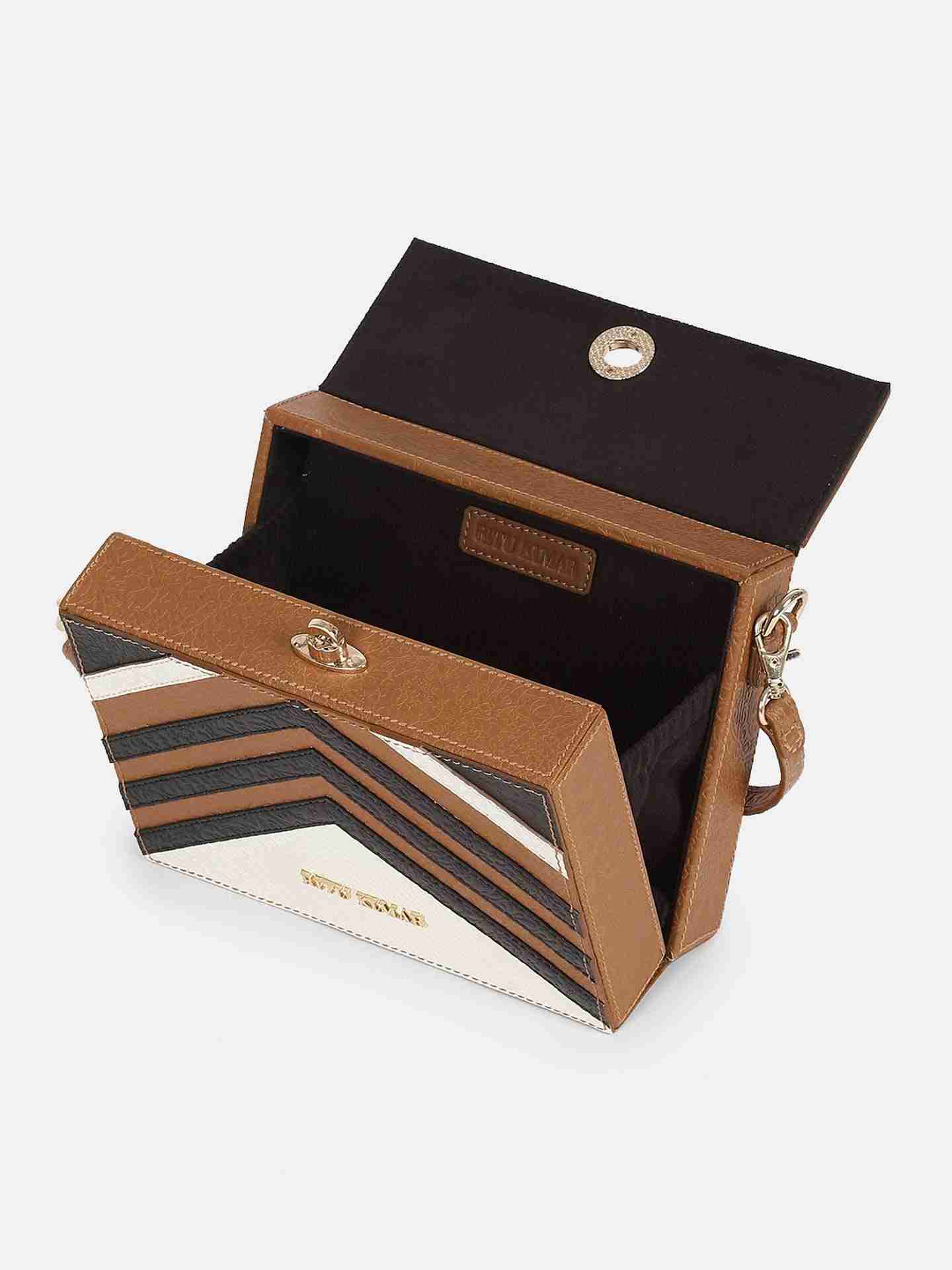 Black Scout Leather Sling Bag