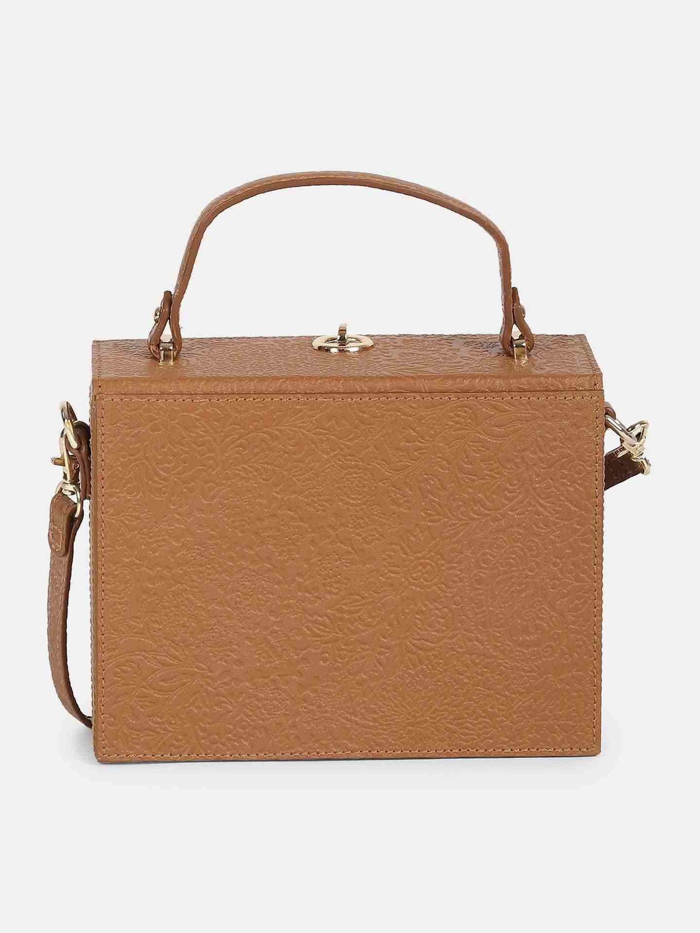 Black Scout Leather Sling Bag