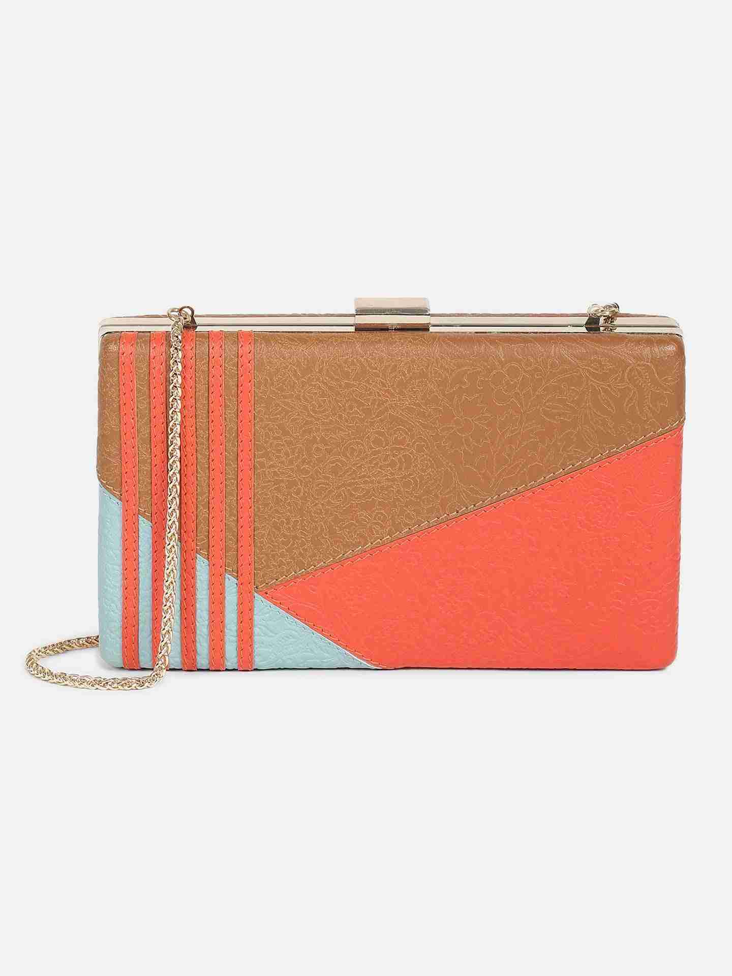 Multi-Color Missoni Leather Clutch
