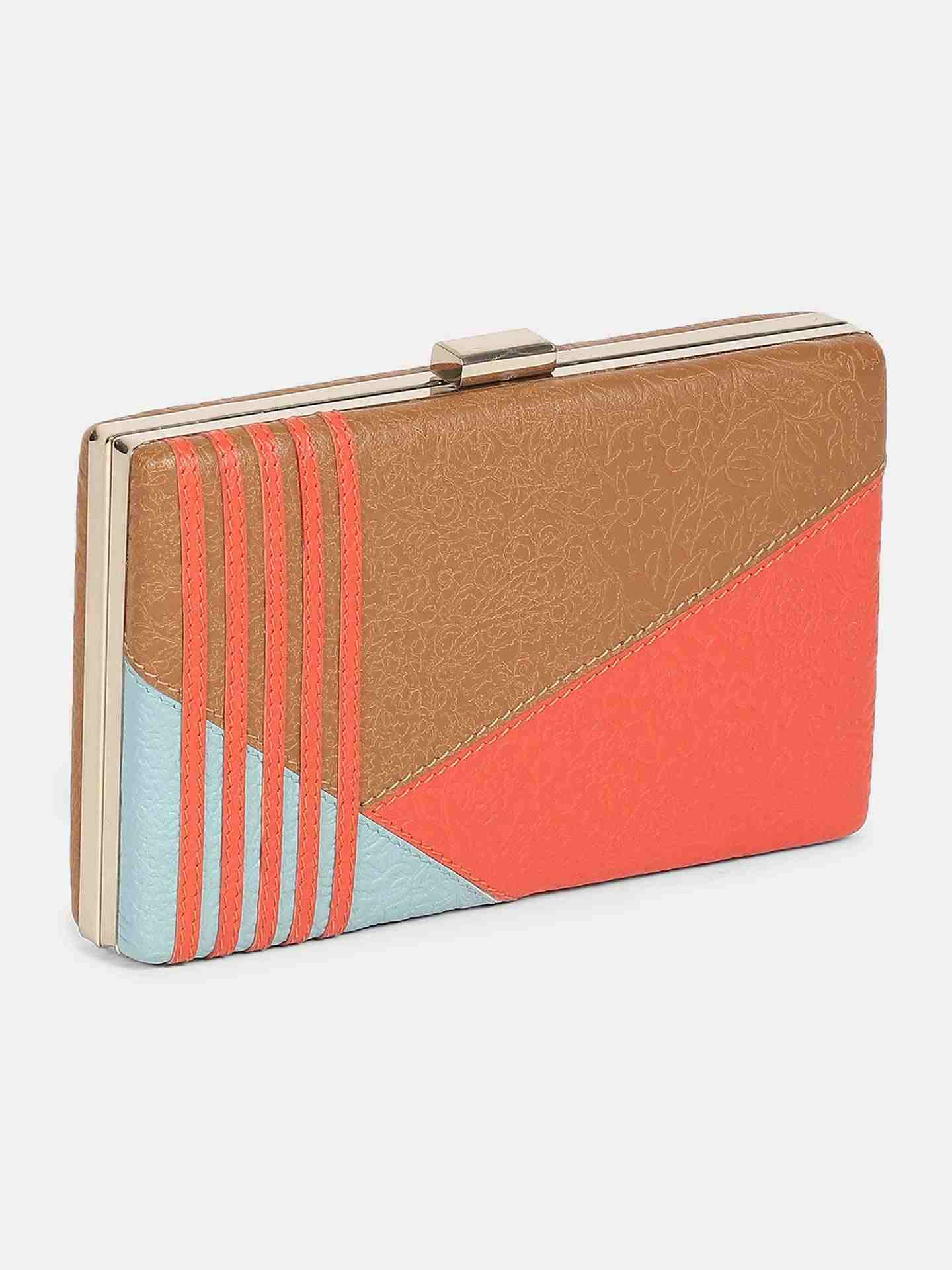 Multi-Color Missoni Leather Clutch