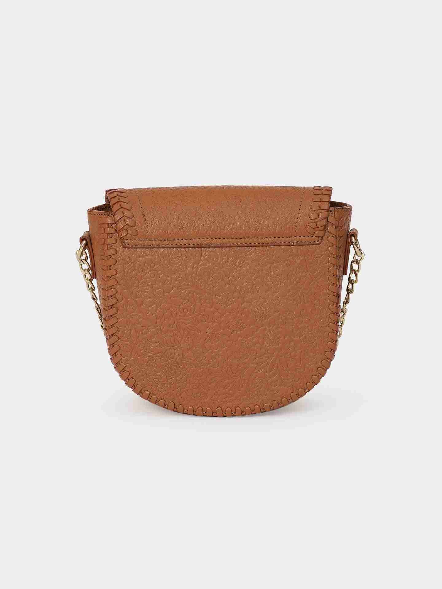 Tan Runway Sling Bag