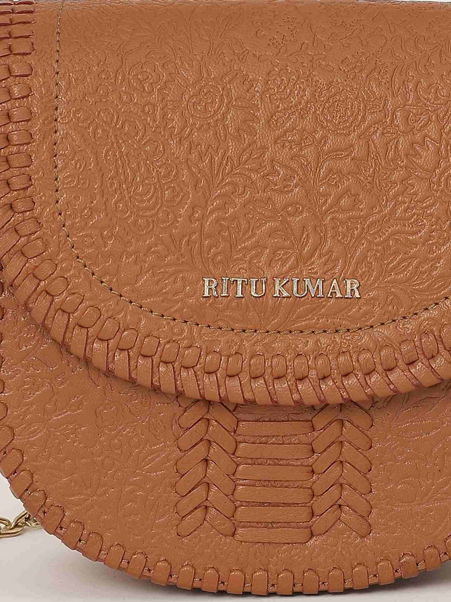 Tan Runway Sling Bag