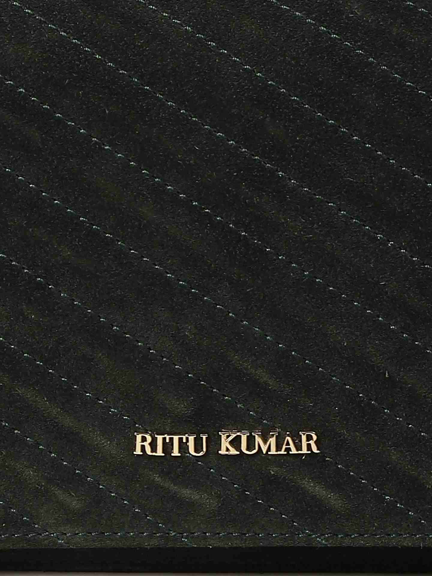 Emerald Sand Dunes Suede Sling Bag