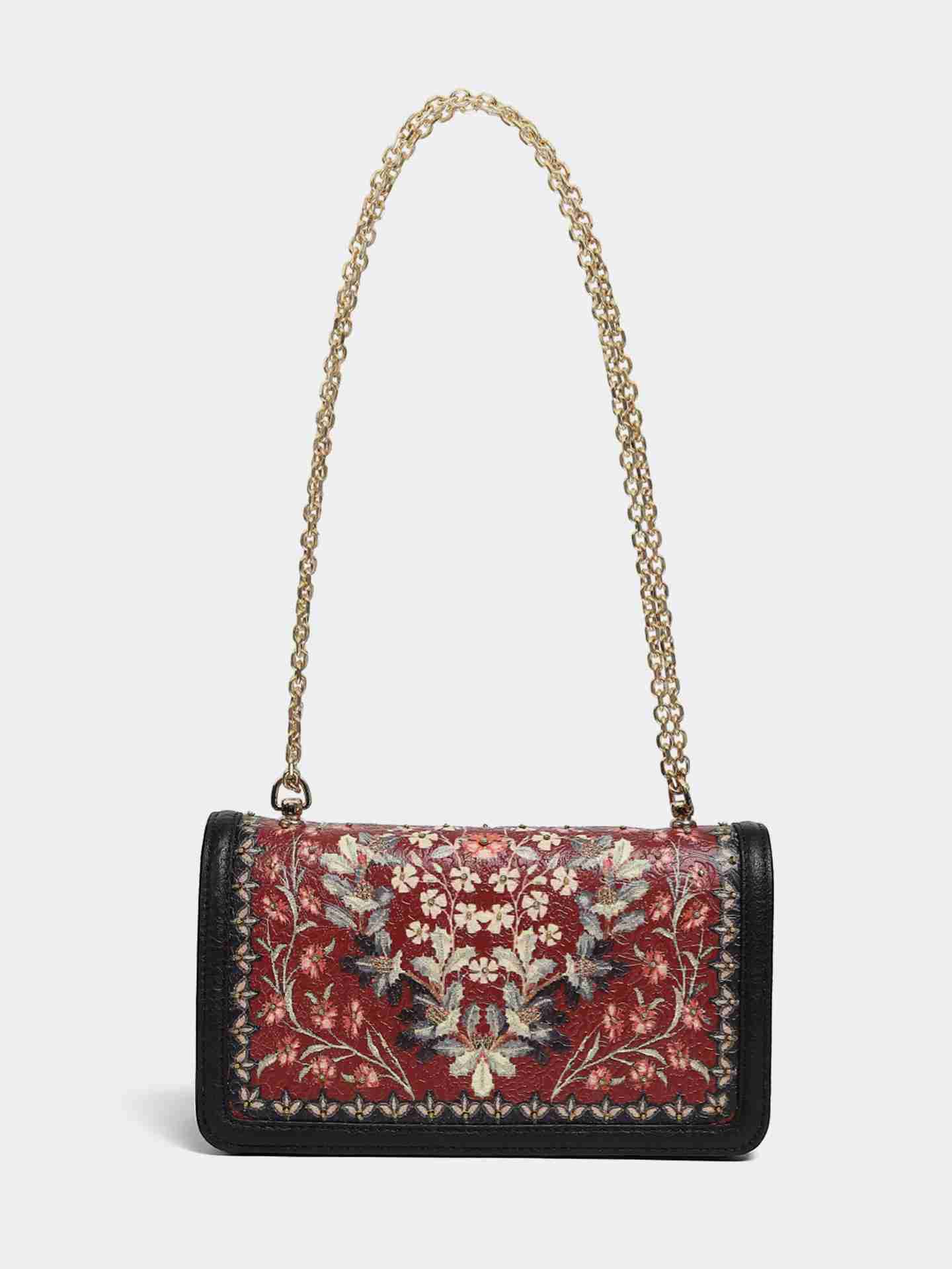 Red & Navy Alvina Sling Bag