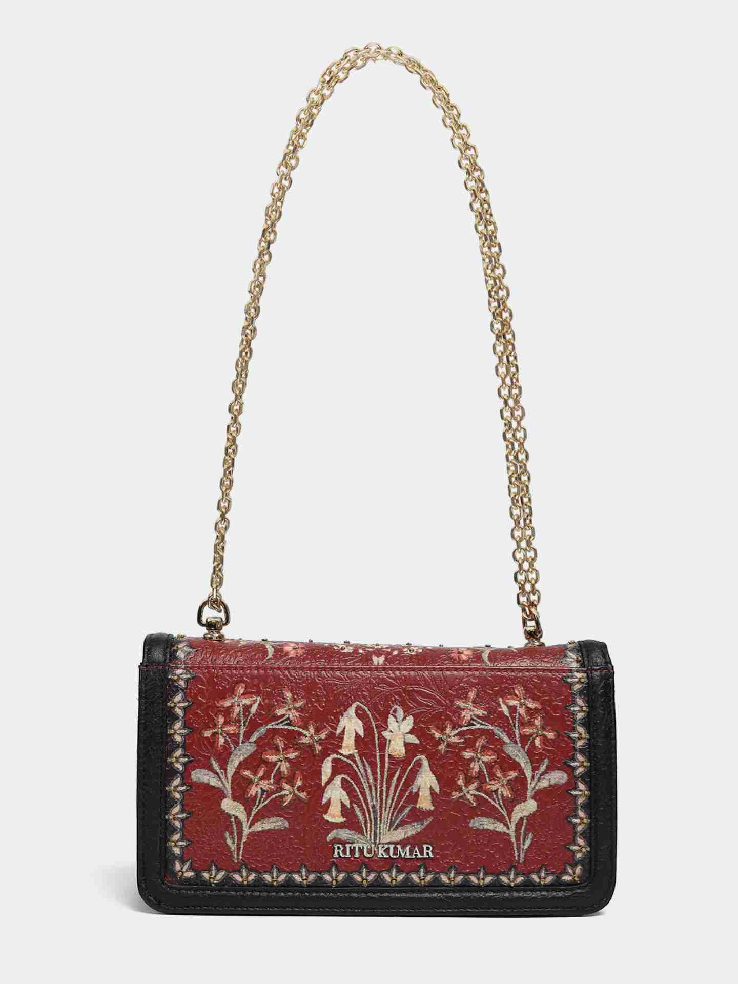 Red & Navy Alvina Sling Bag