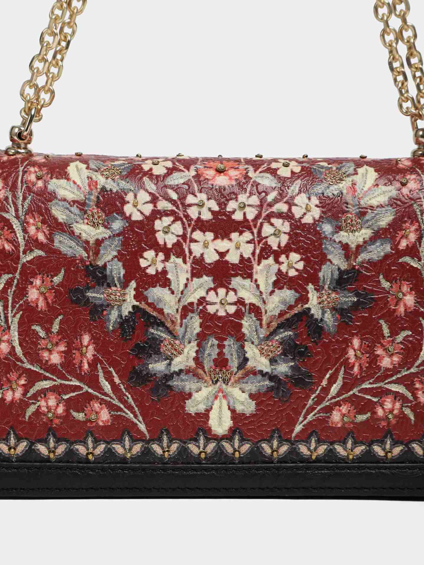 Red & Navy Alvina Sling Bag