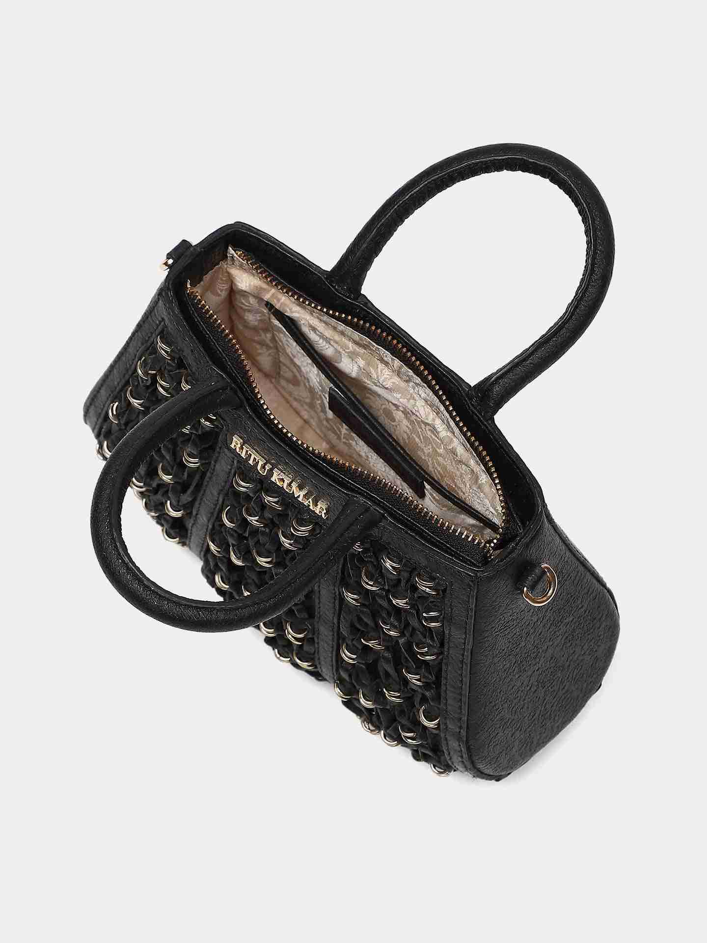 Black Nicholas Leather Sling Bag