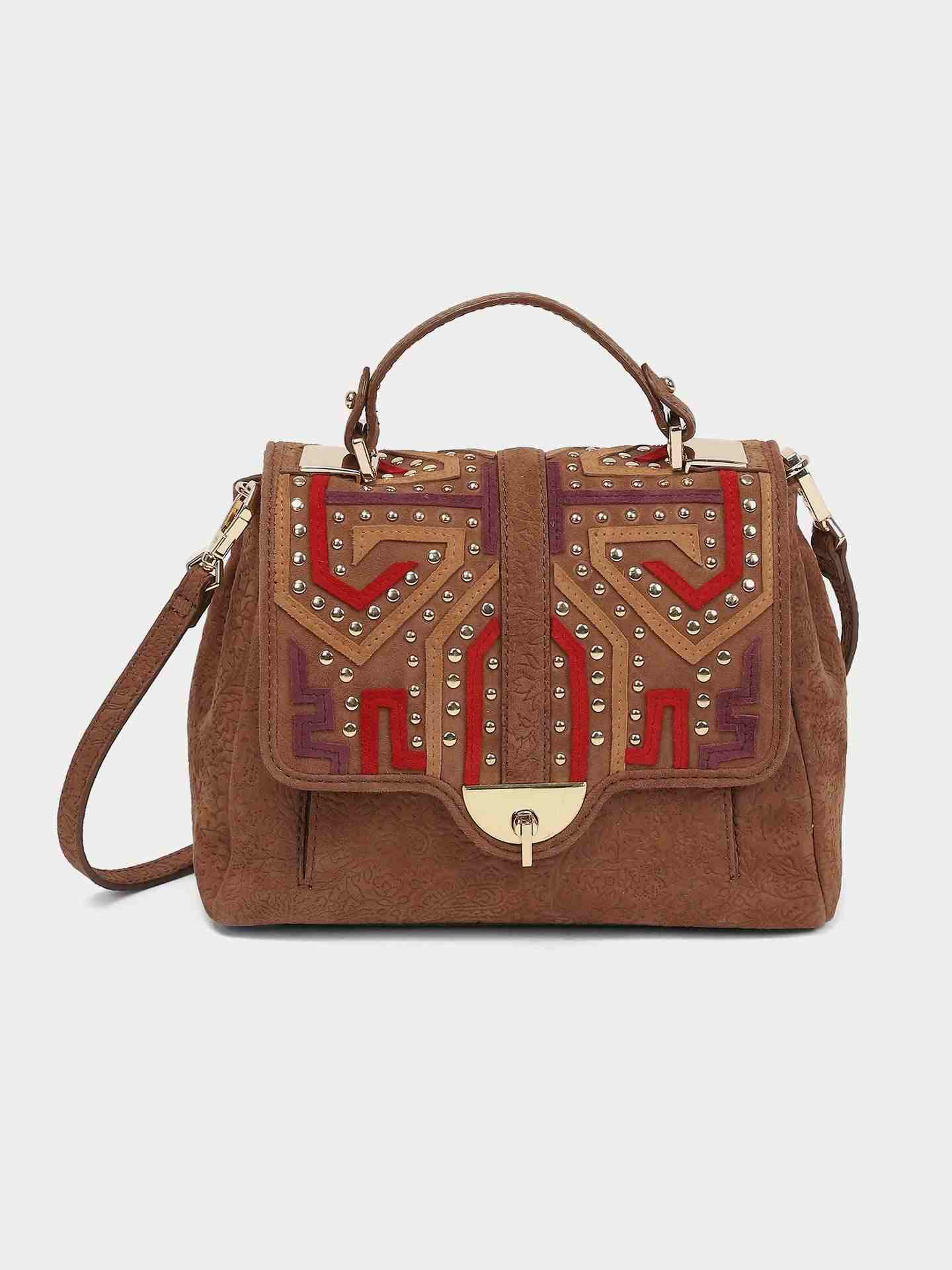 Tan Imaan Leather Sling Bag