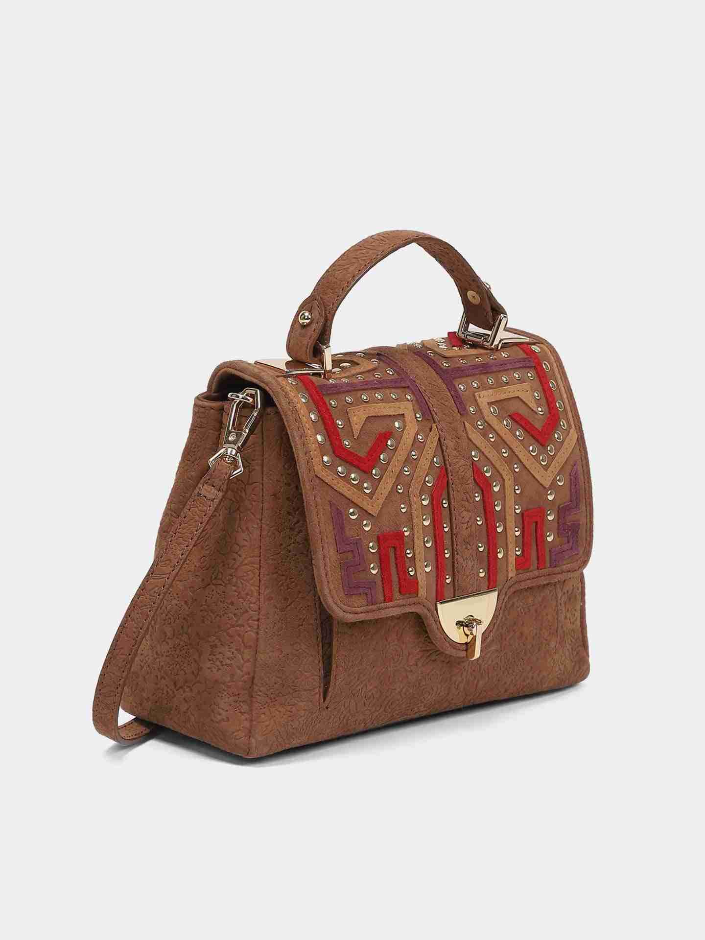Tan Imaan Leather Sling Bag
