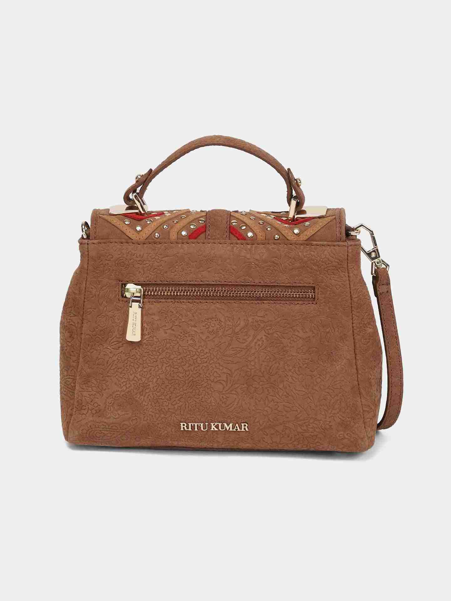 Tan Imaan Leather Sling Bag