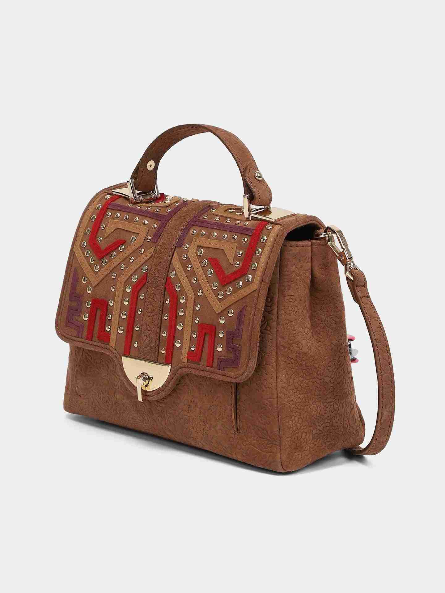 Tan Imaan Leather Sling Bag
