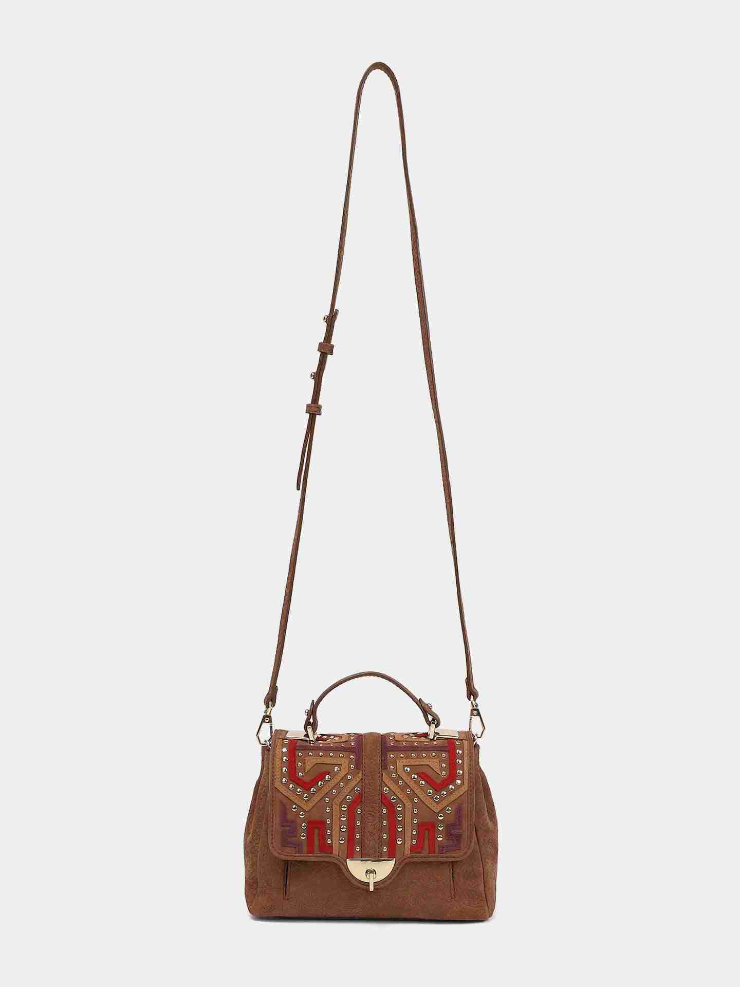 Tan Imaan Leather Sling Bag