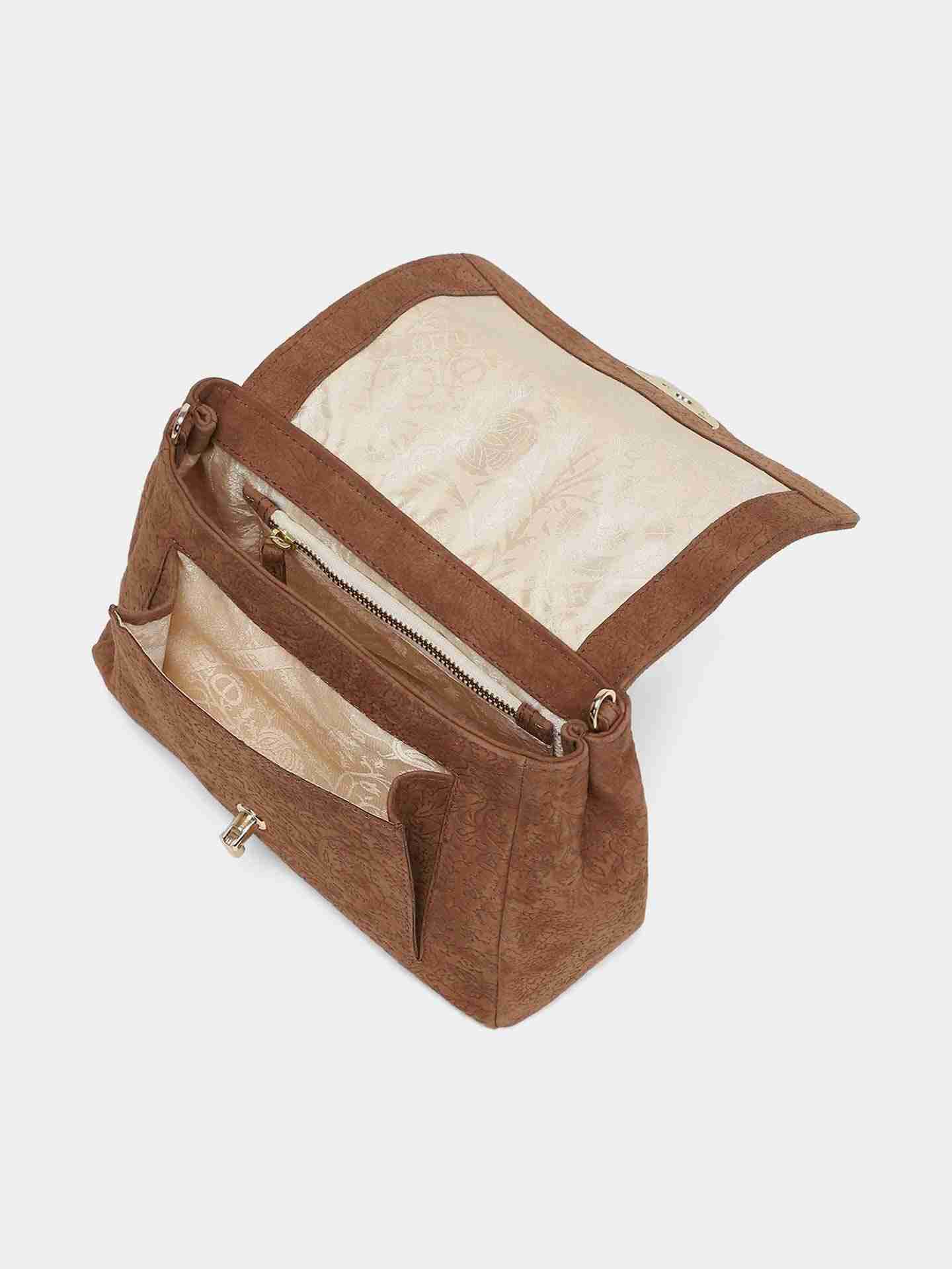 Tan Imaan Leather Sling Bag