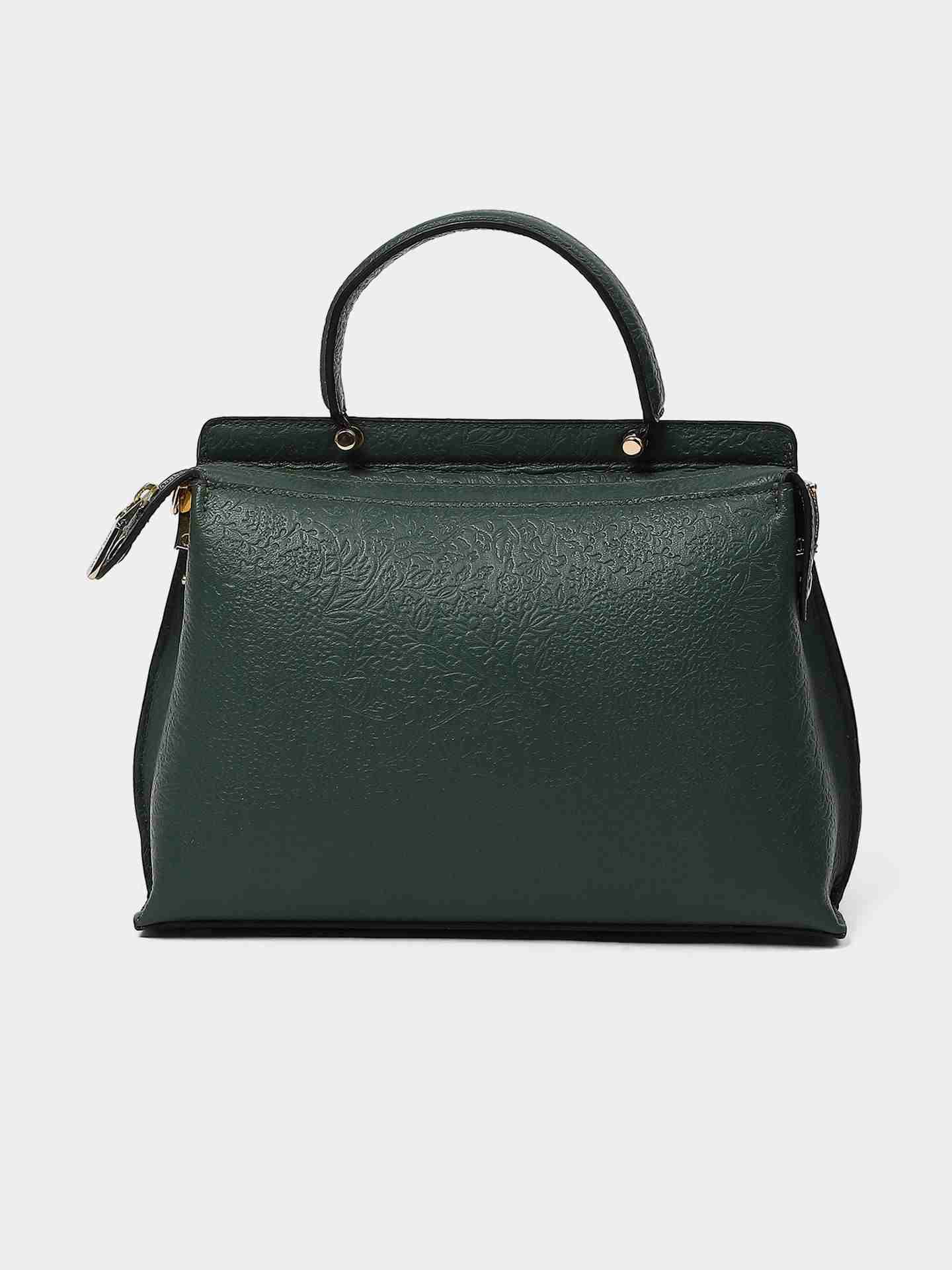 Bottle Green Nitya Handbag