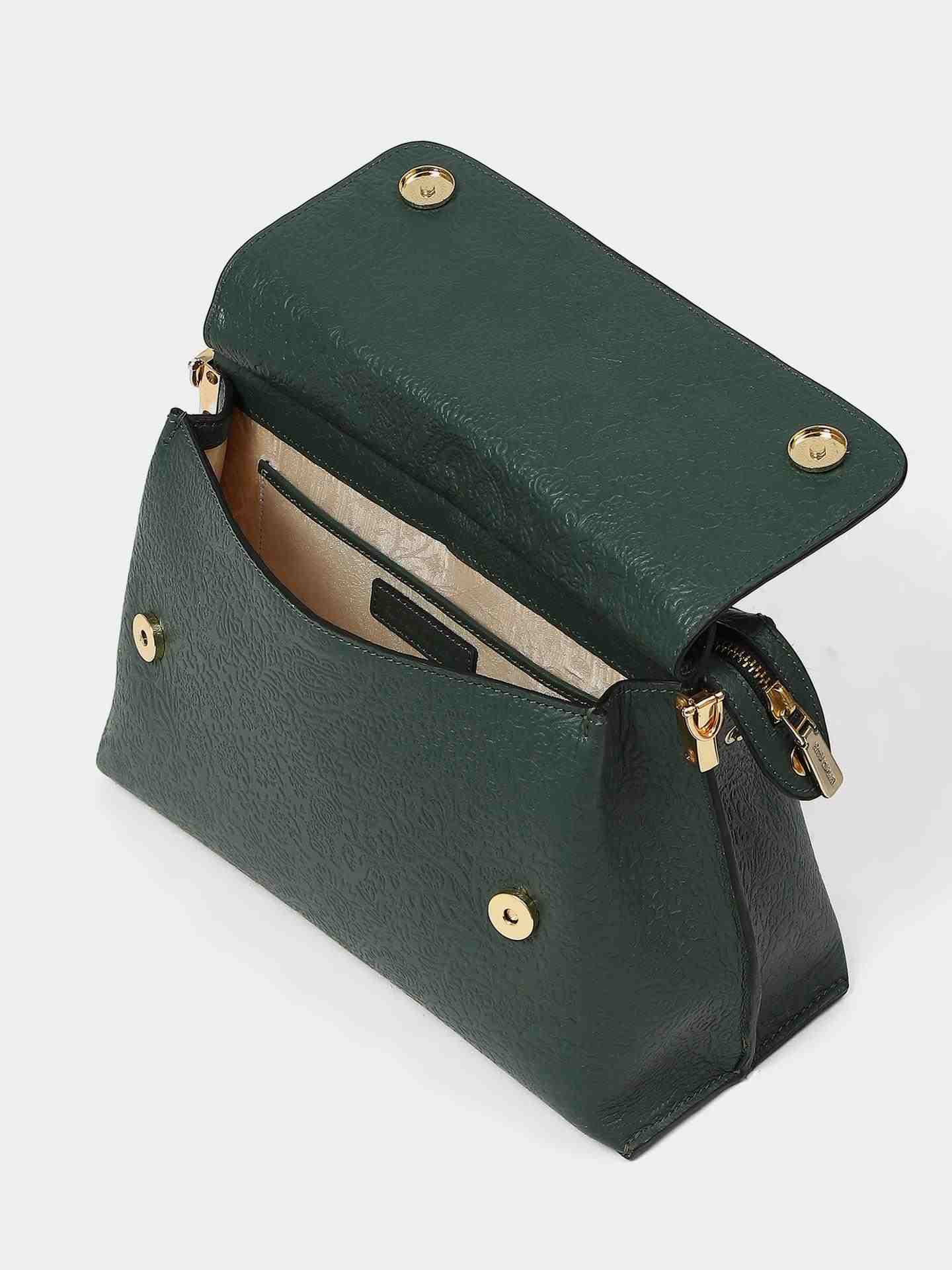 Bottle Green Nitya Handbag