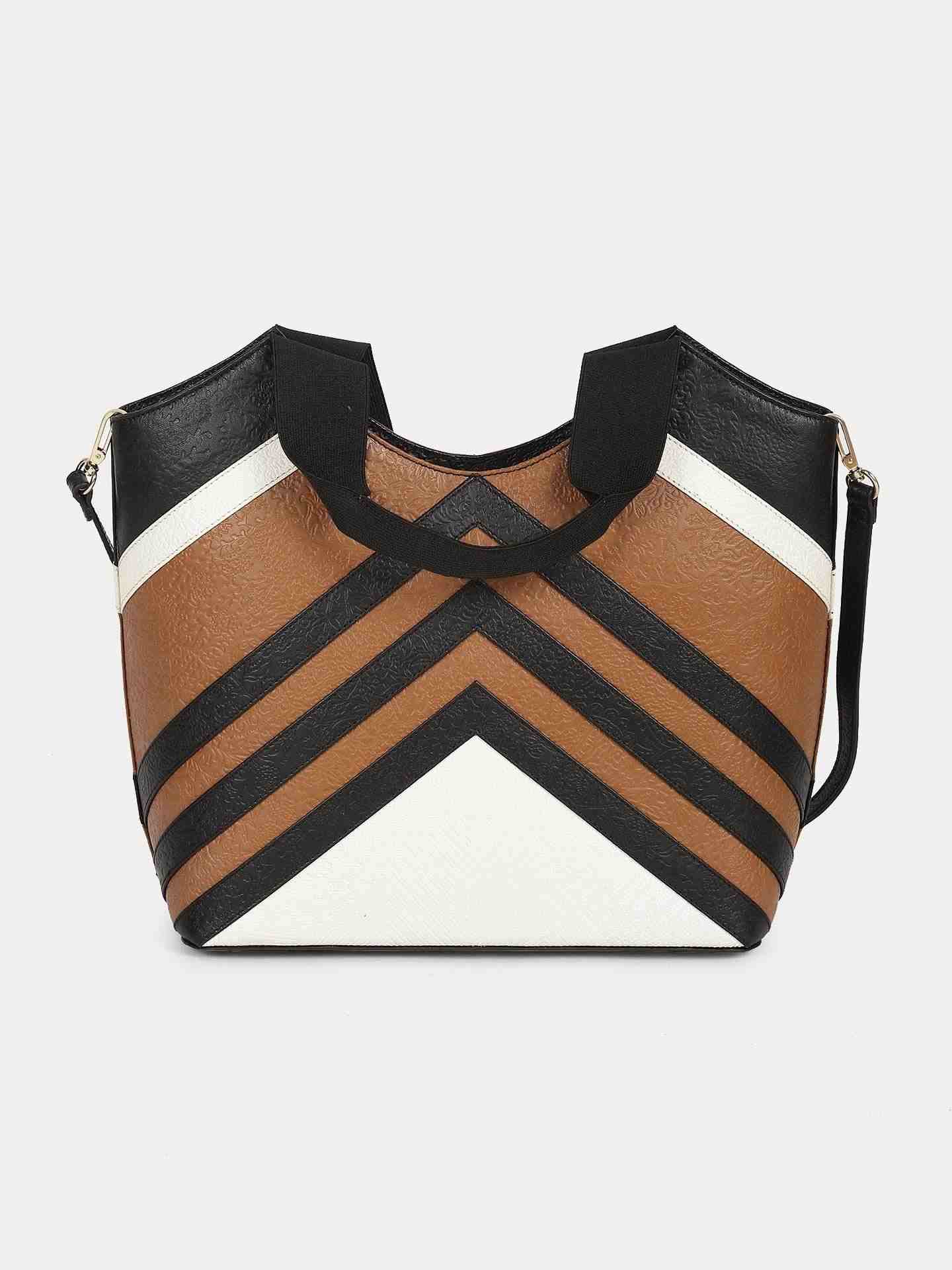 Black Scout Leather Hand-Held Bag