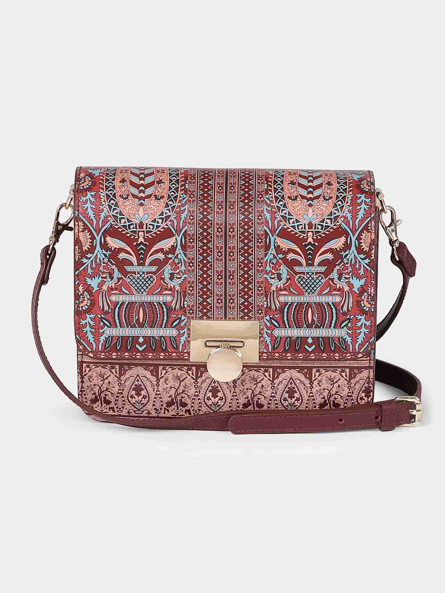 Multi-Color Kula Leather Sling Bag