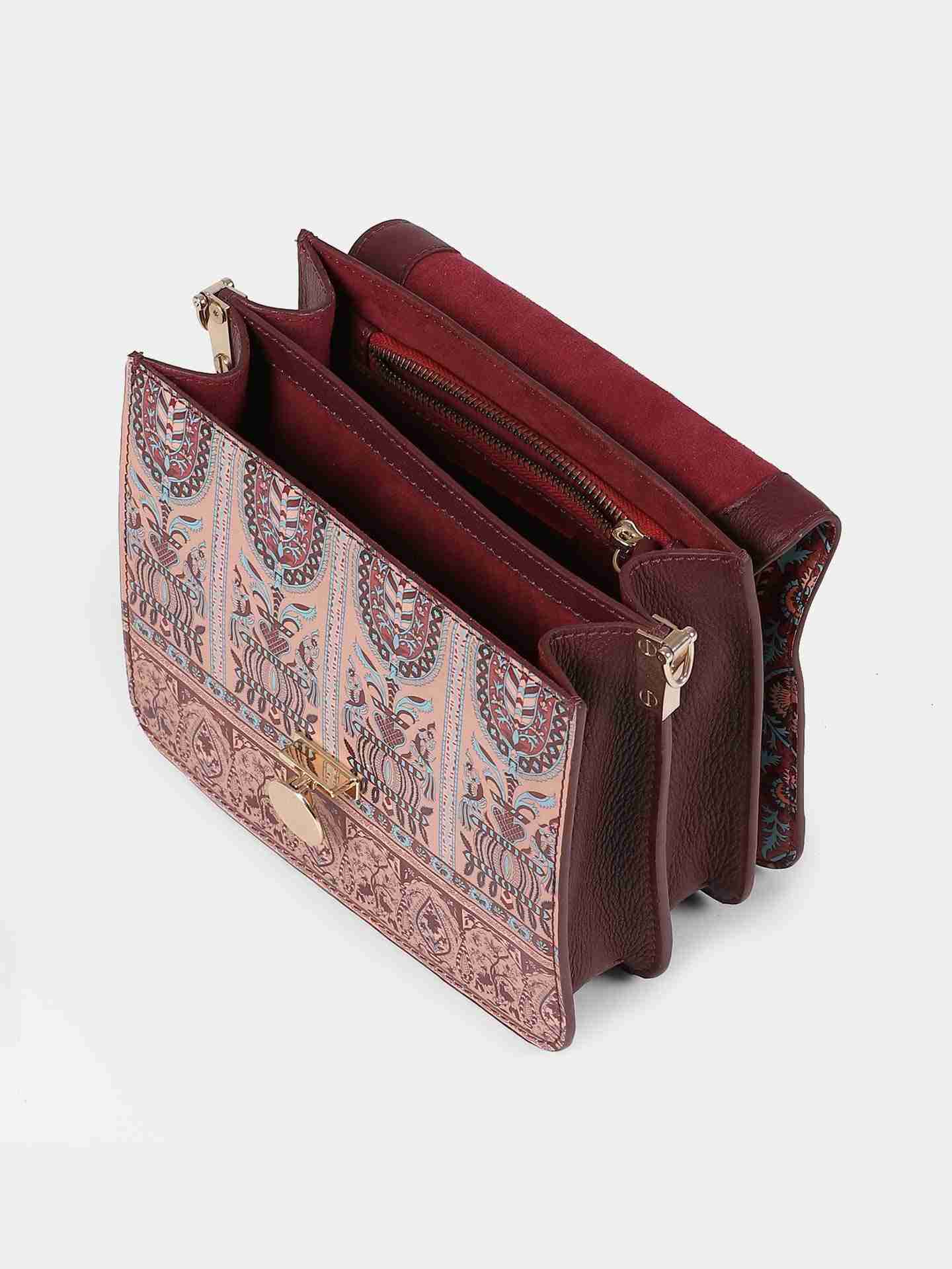 Multi-Color Kula Leather Sling Bag