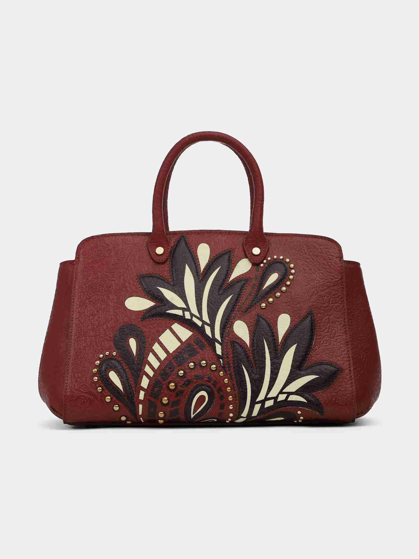 Maroon Azura Handbag