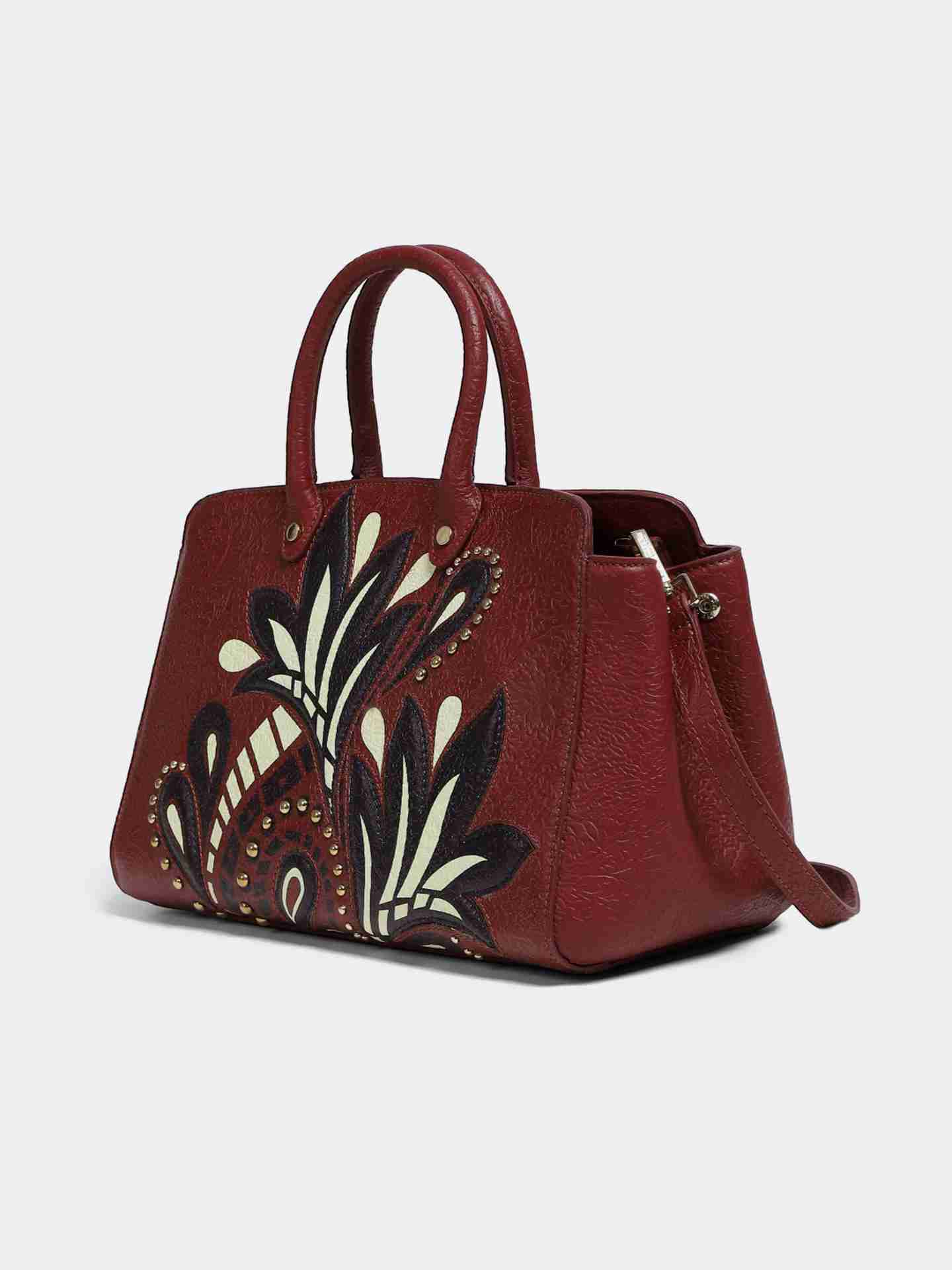 Maroon Azura Handbag