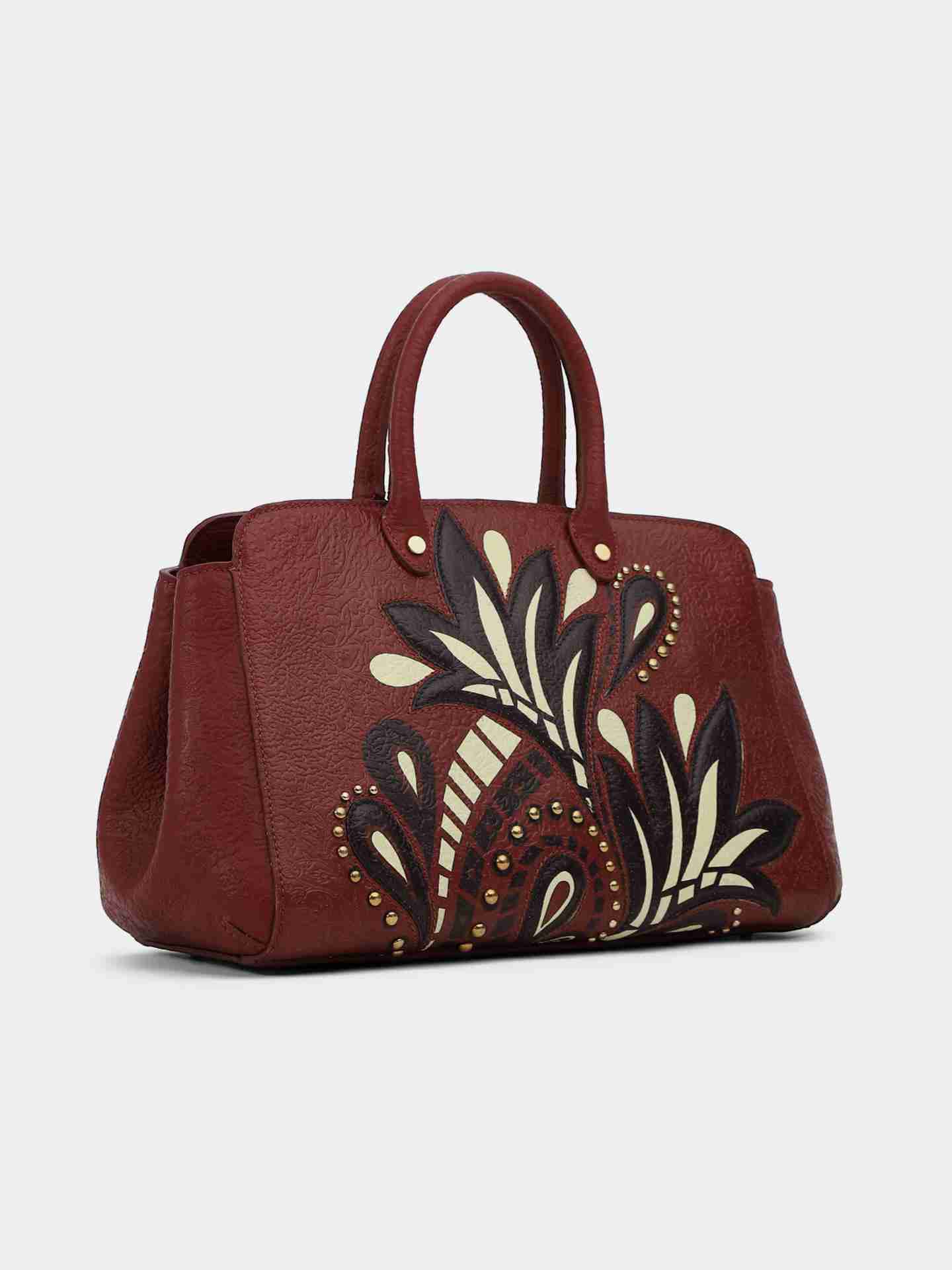 Maroon Azura Handbag
