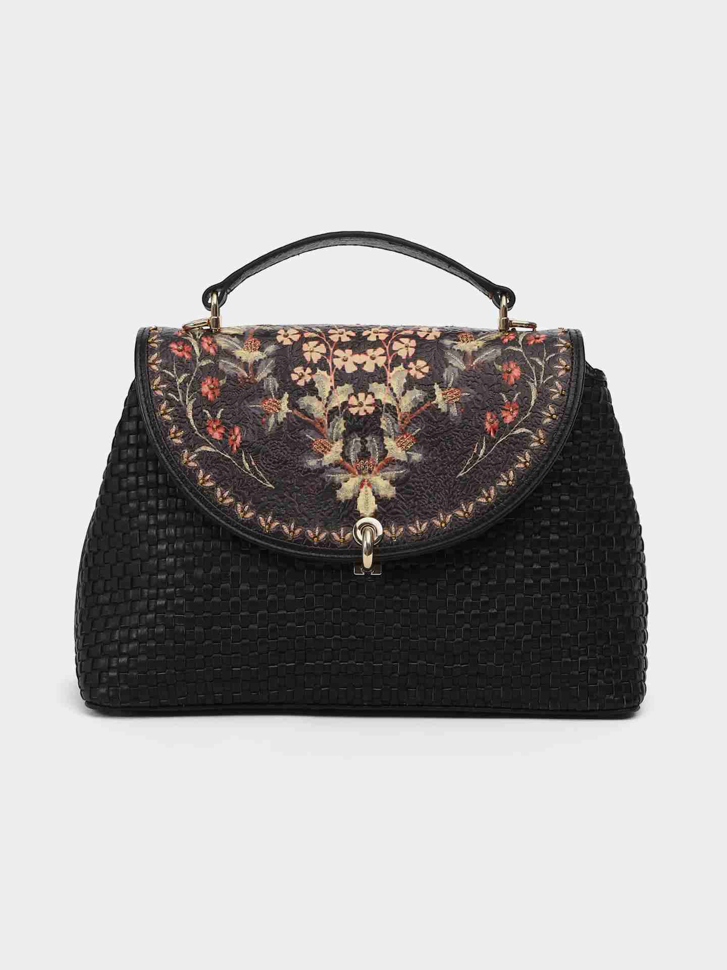 Black Alvina Handbag
