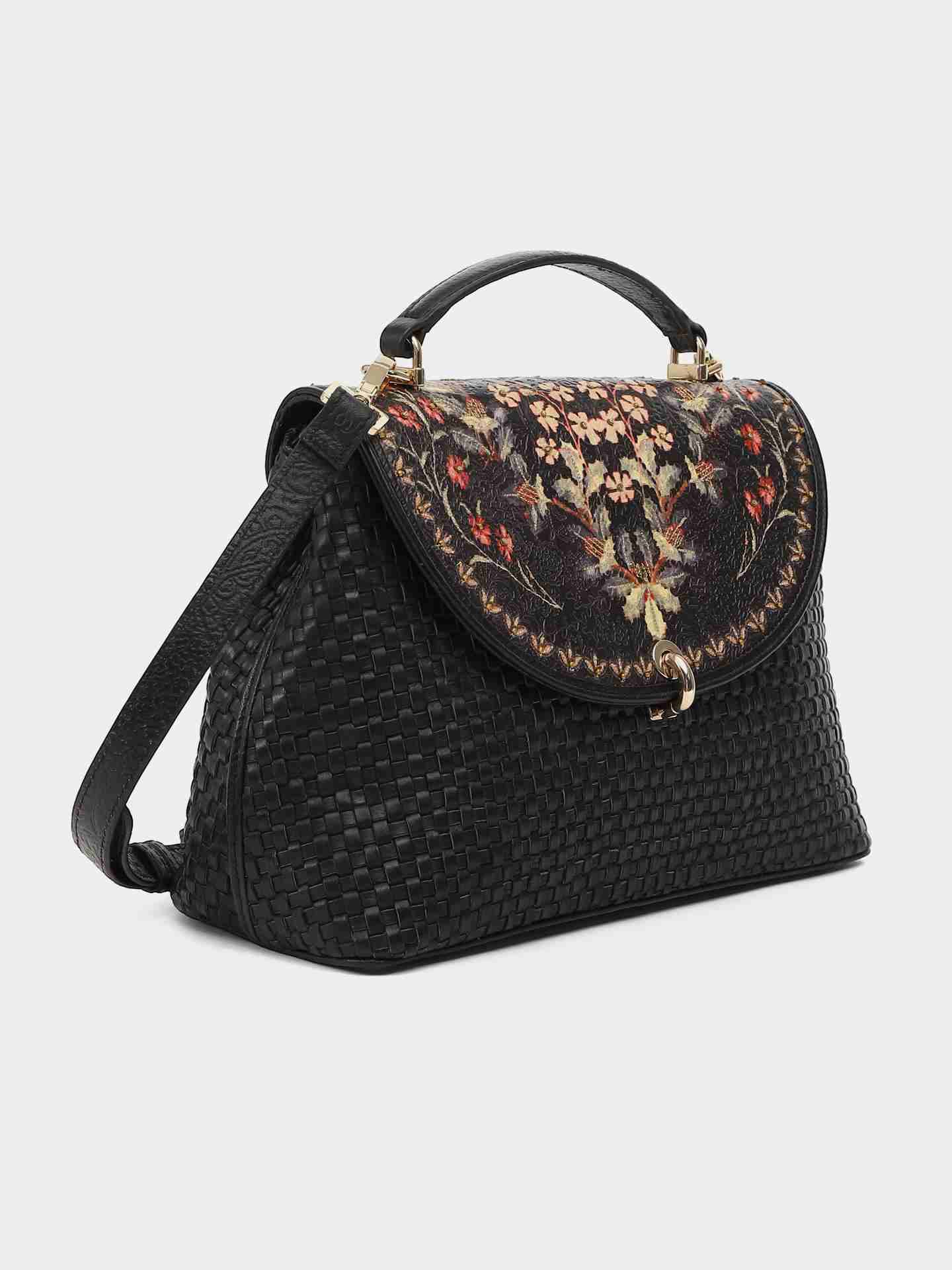 Black Alvina Handbag