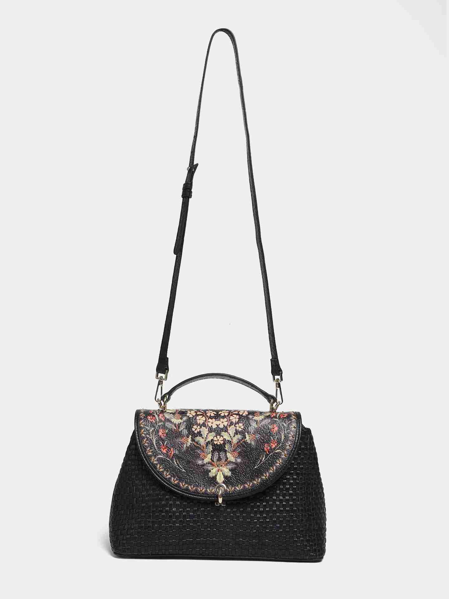Black Alvina Handbag