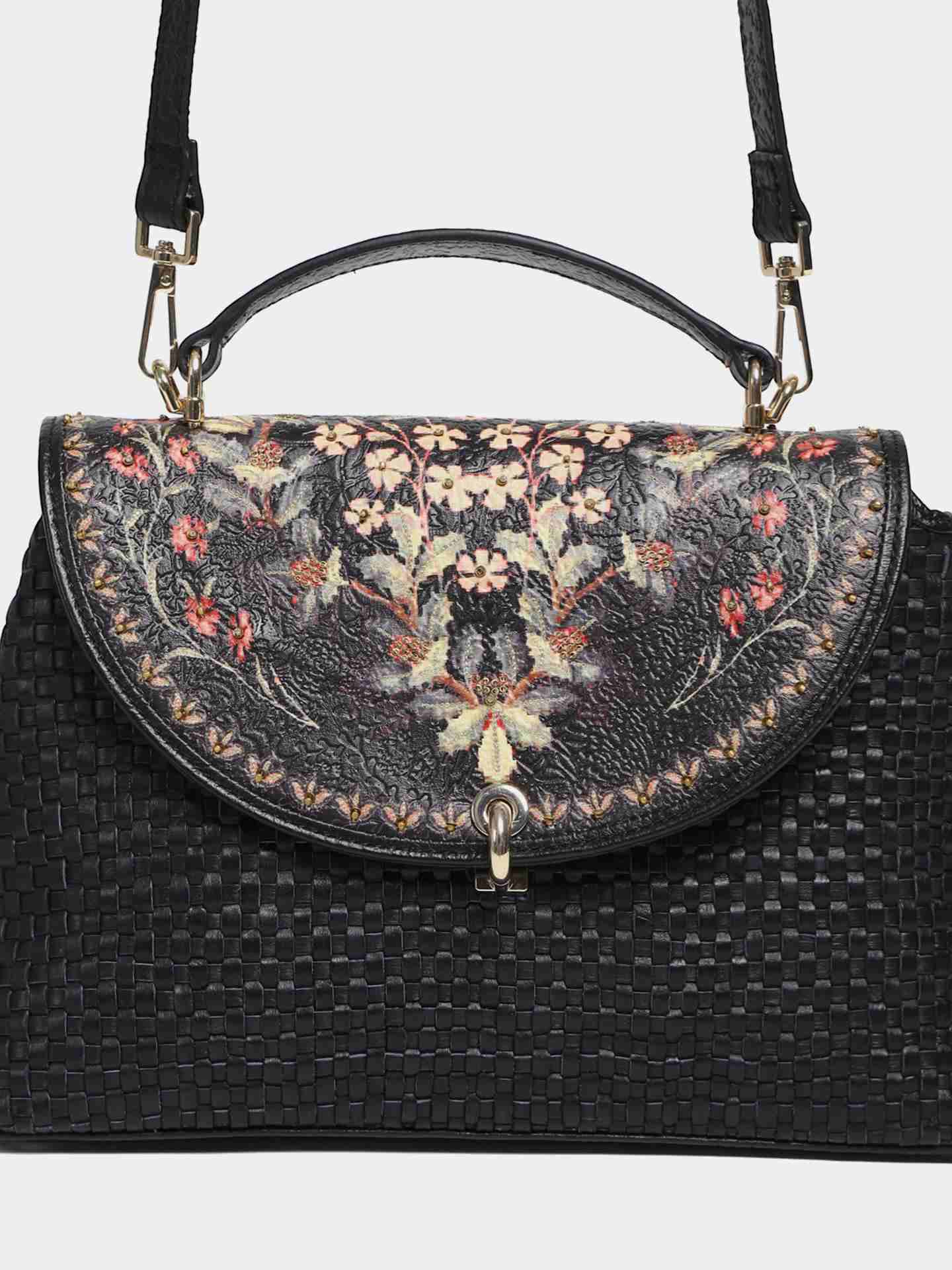 Black Alvina Handbag