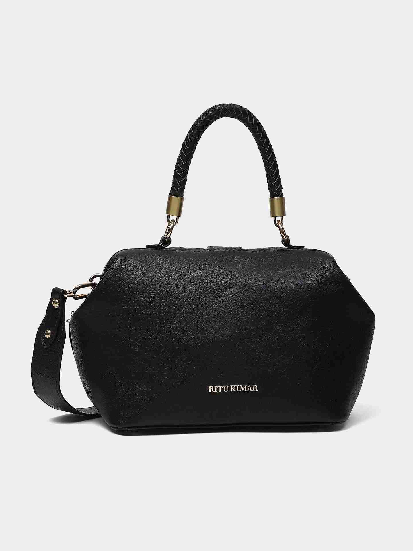 Black Nicholas Leather Tote Bag