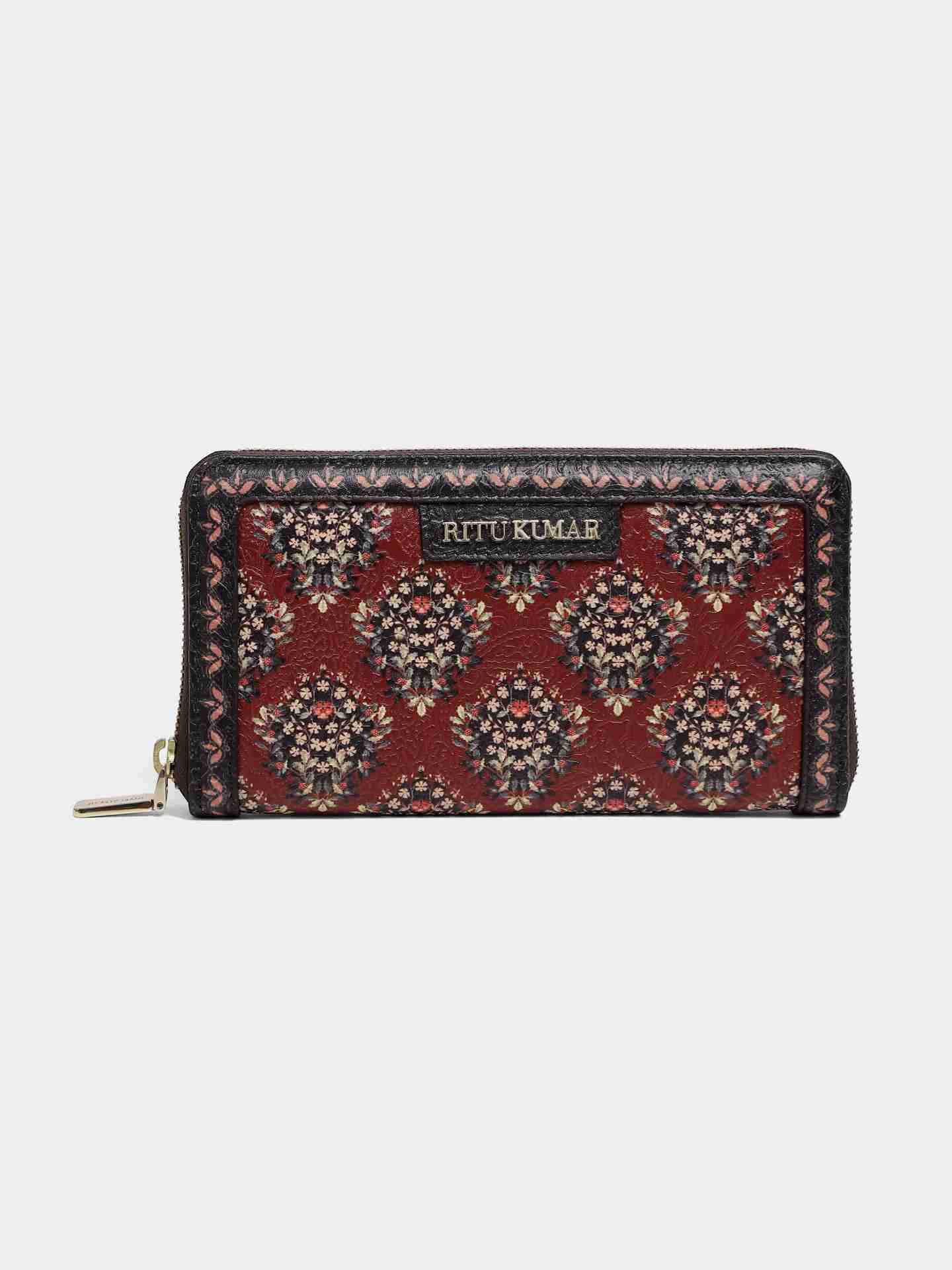 Red & Navy Alvina Wallet