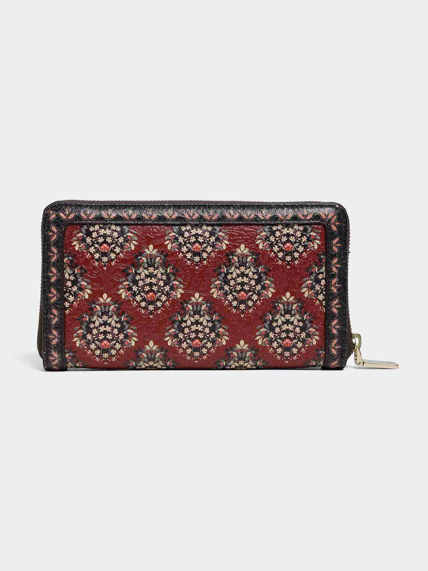 Red & Navy Alvina Wallet