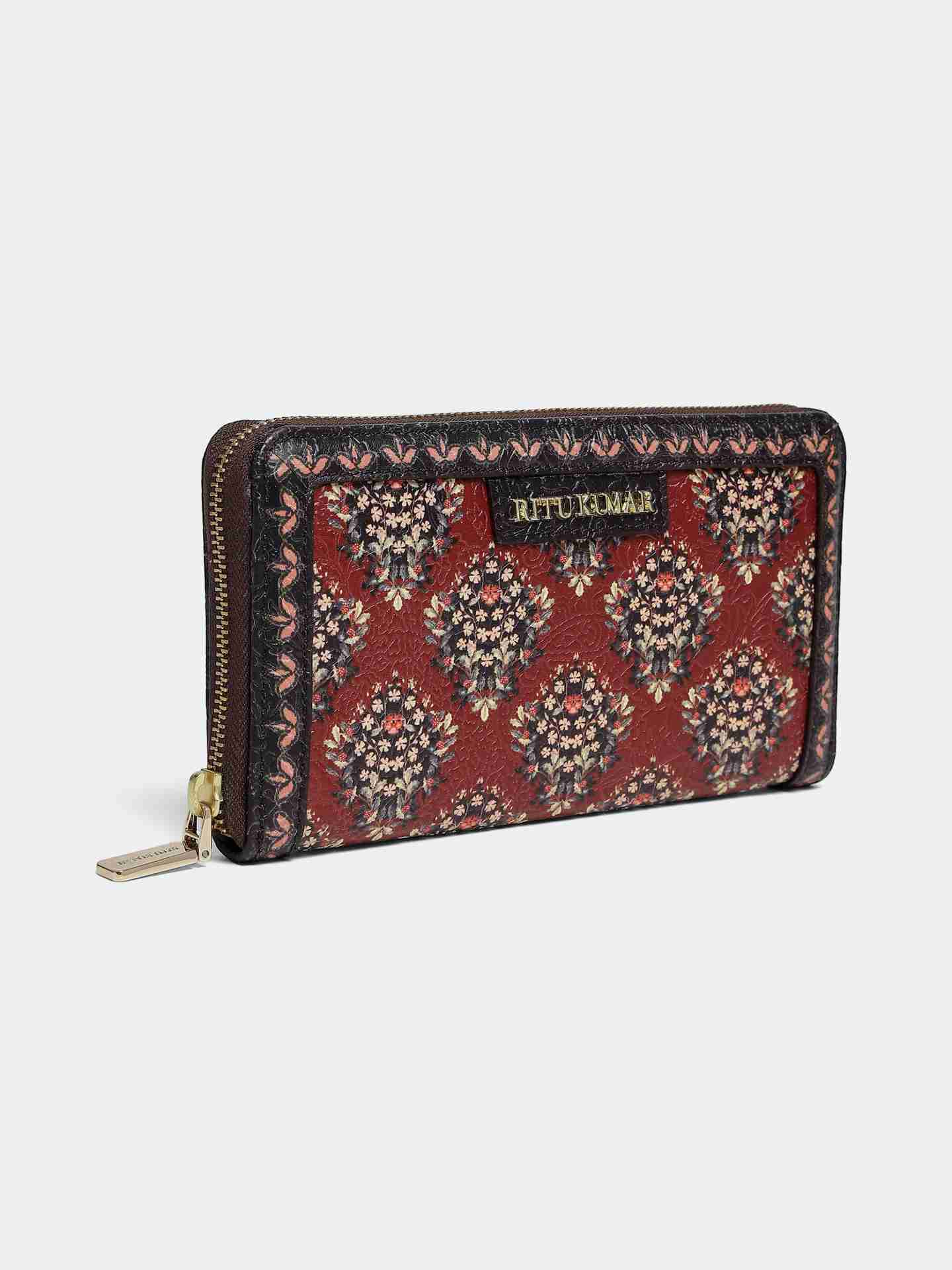 Red & Navy Alvina Wallet