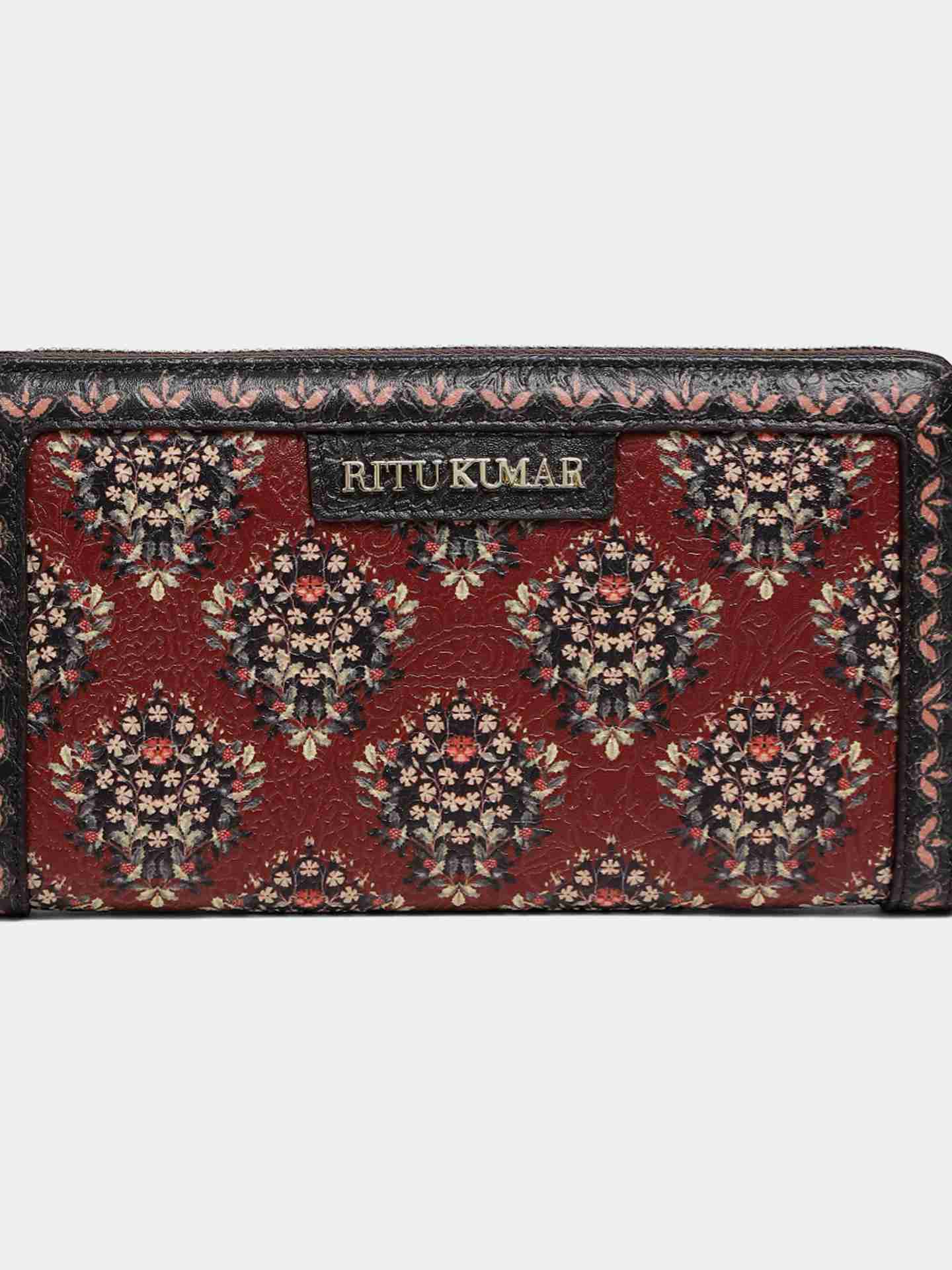 Red & Navy Alvina Wallet
