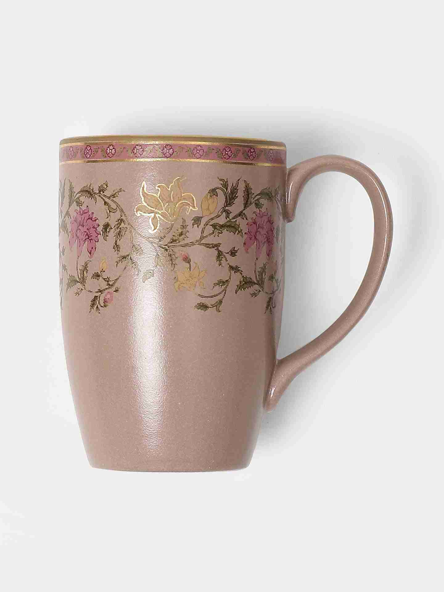 Pink & Beige Koshambi Mug (Set Of 2)