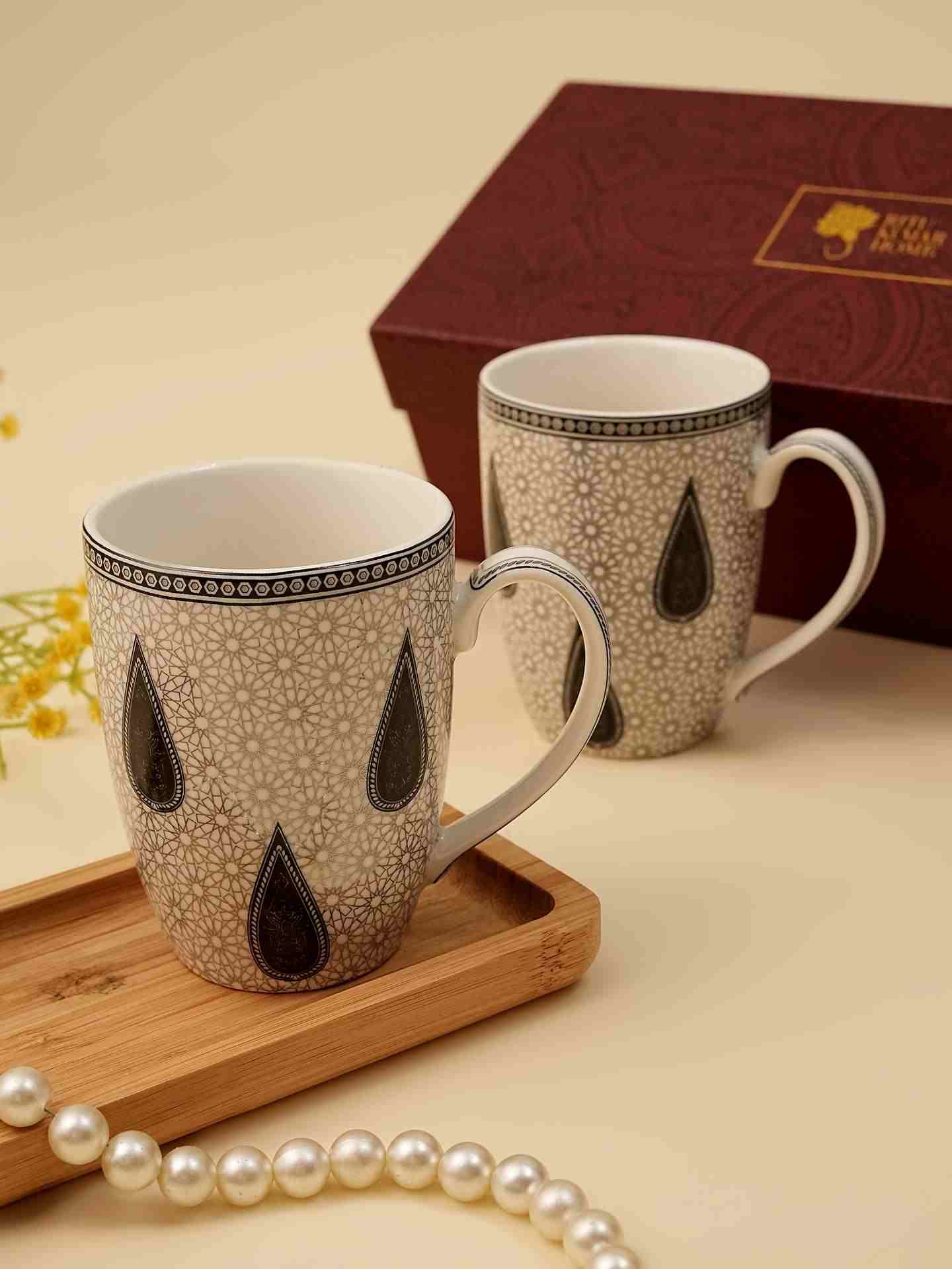 Black White Awadh Mug