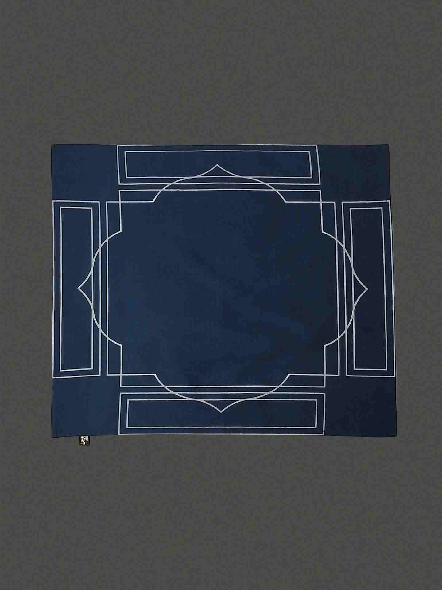Blue Amer Fort Cotton Napkin (Set Of 4)
