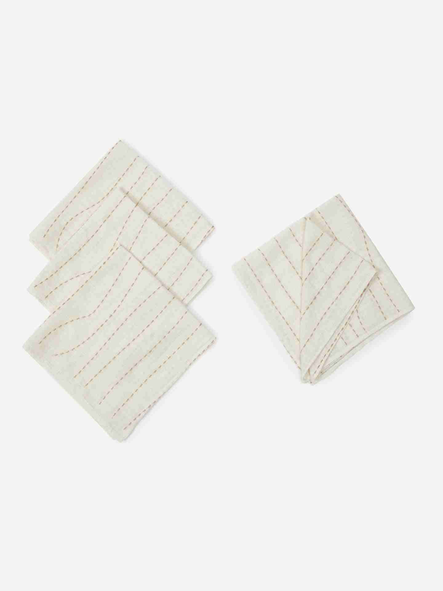 Ivory Jaisalmer Cotton Napkin (Set Of 4)